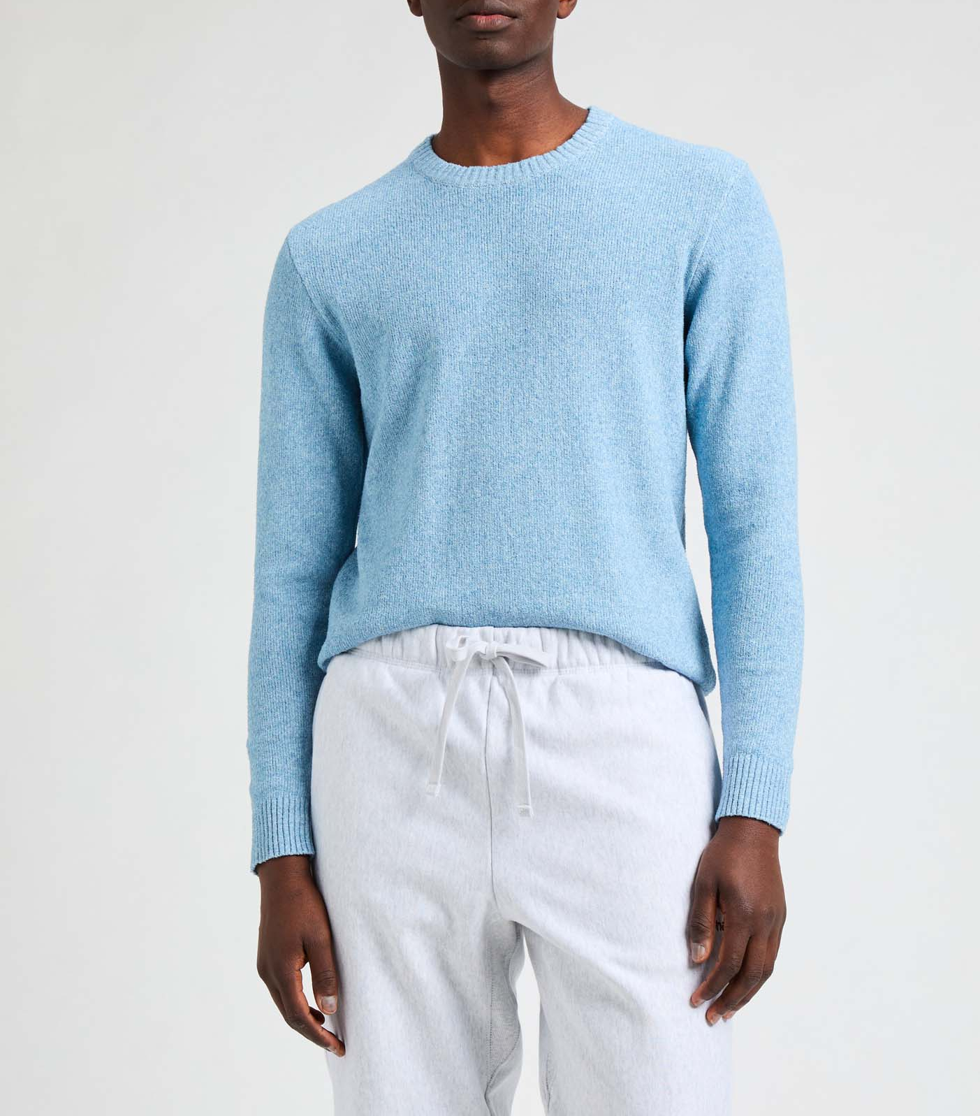 Cotton-blend jumper AU PRINTEMPS PARIS Blue