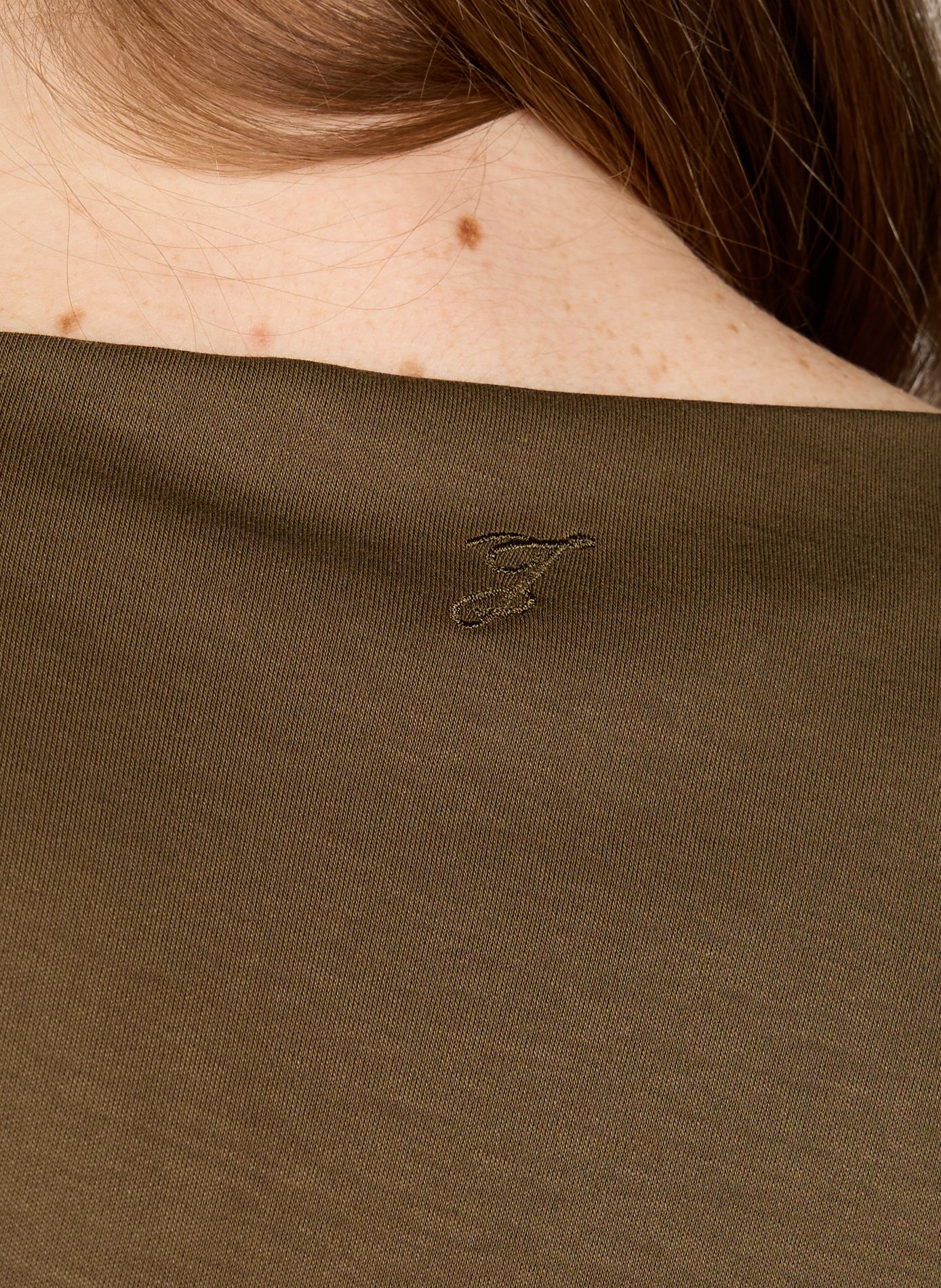 The high Cotton and Silk Drape JACQUEMUS Khaki