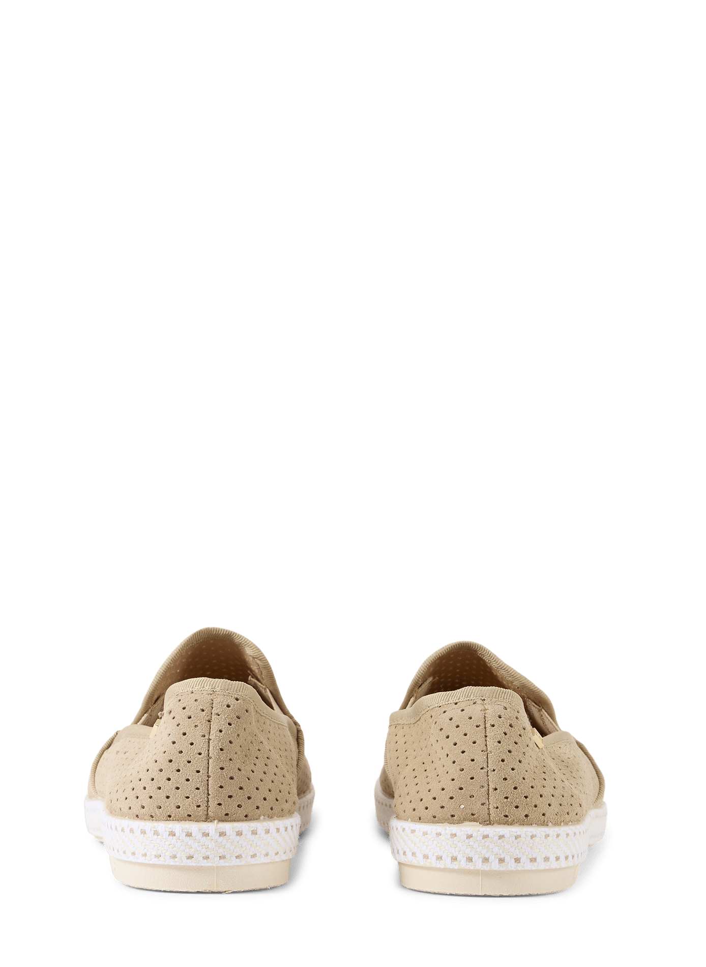 Perforated Leather Loafers RIVIERAS Beige