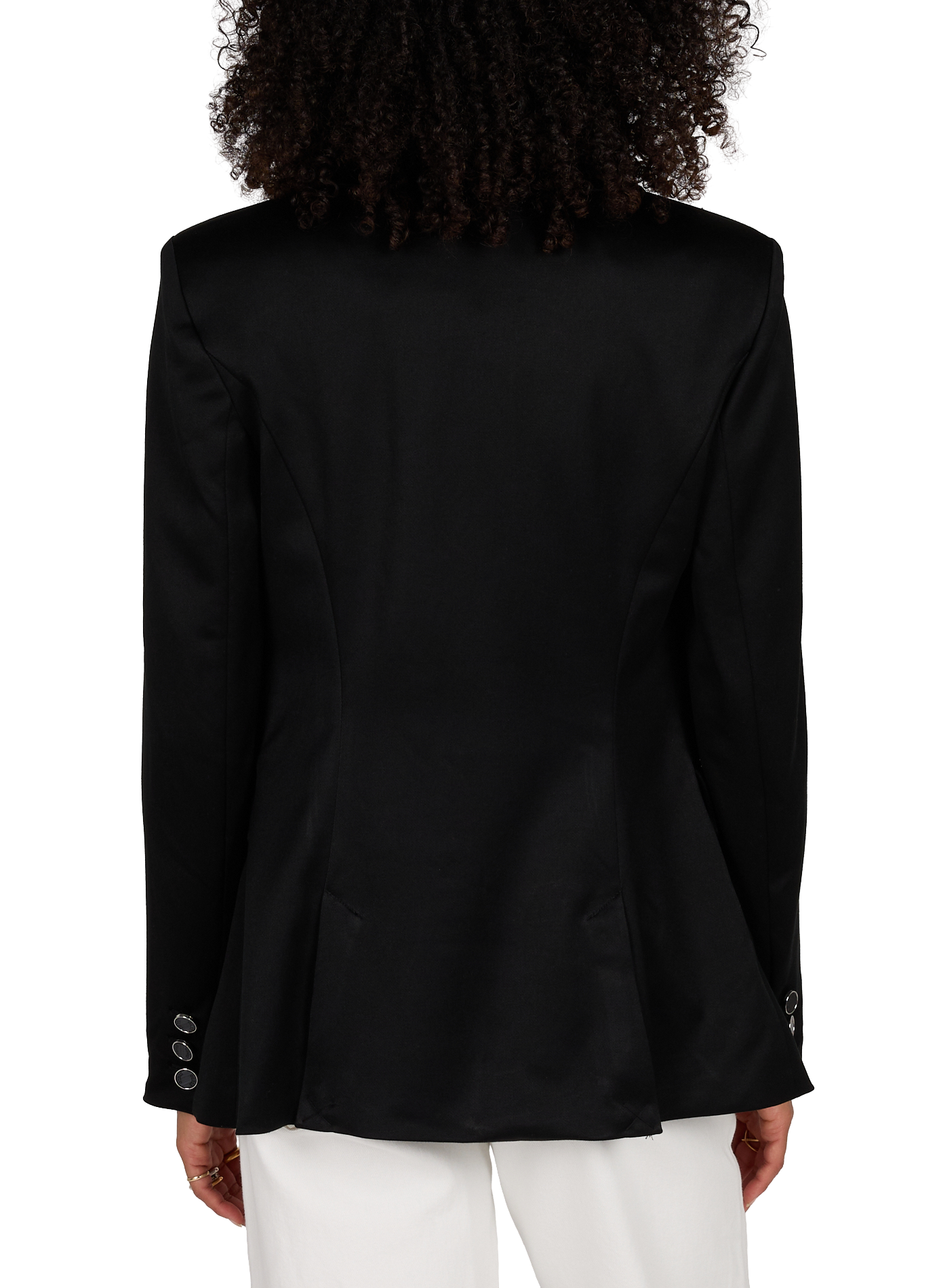 Einfarbiger Chloé-Blazer GUESS Schwarz
