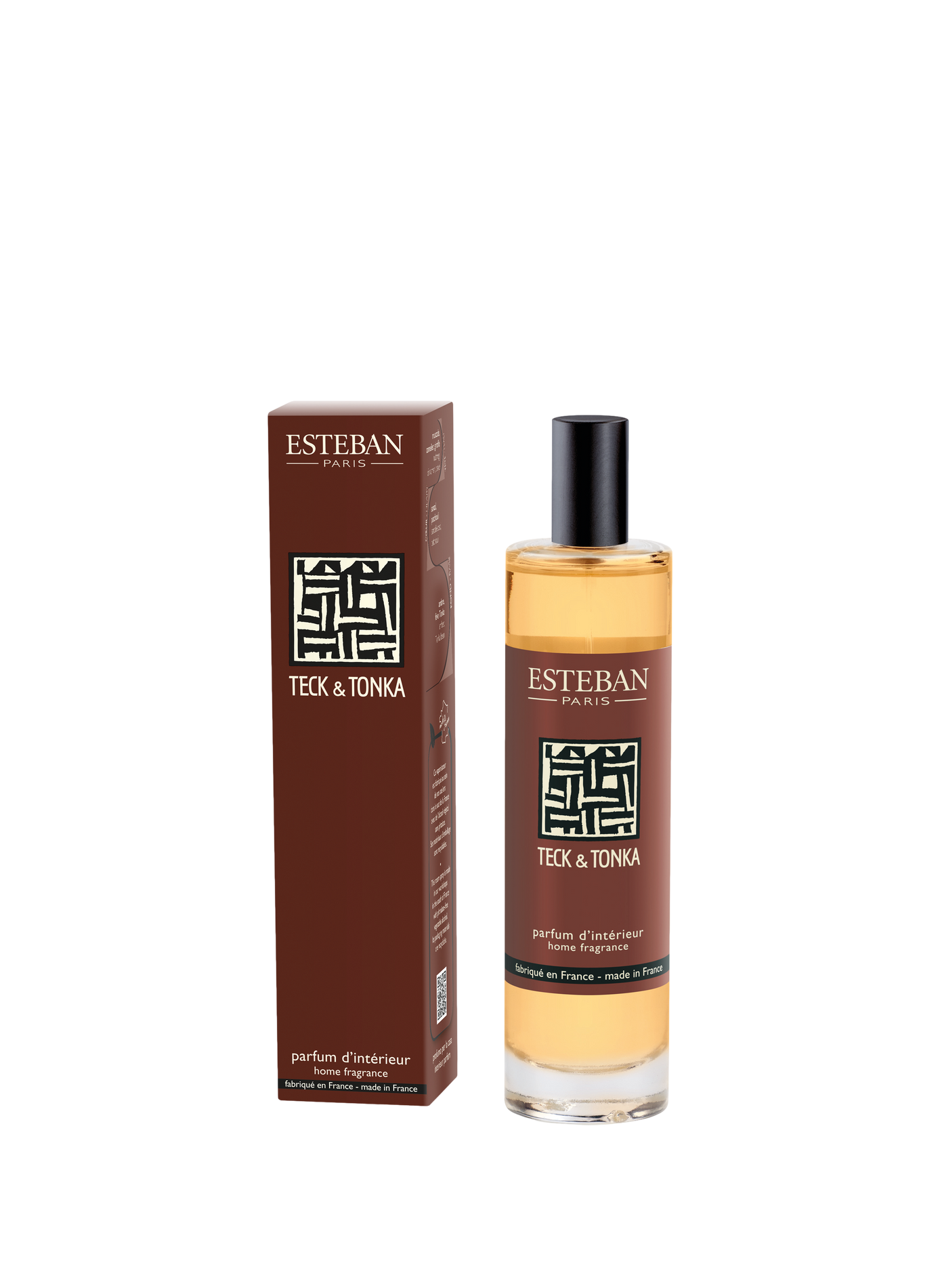 Vaporisateur Teck & Tonka 75 ml ESTEBAN Marron