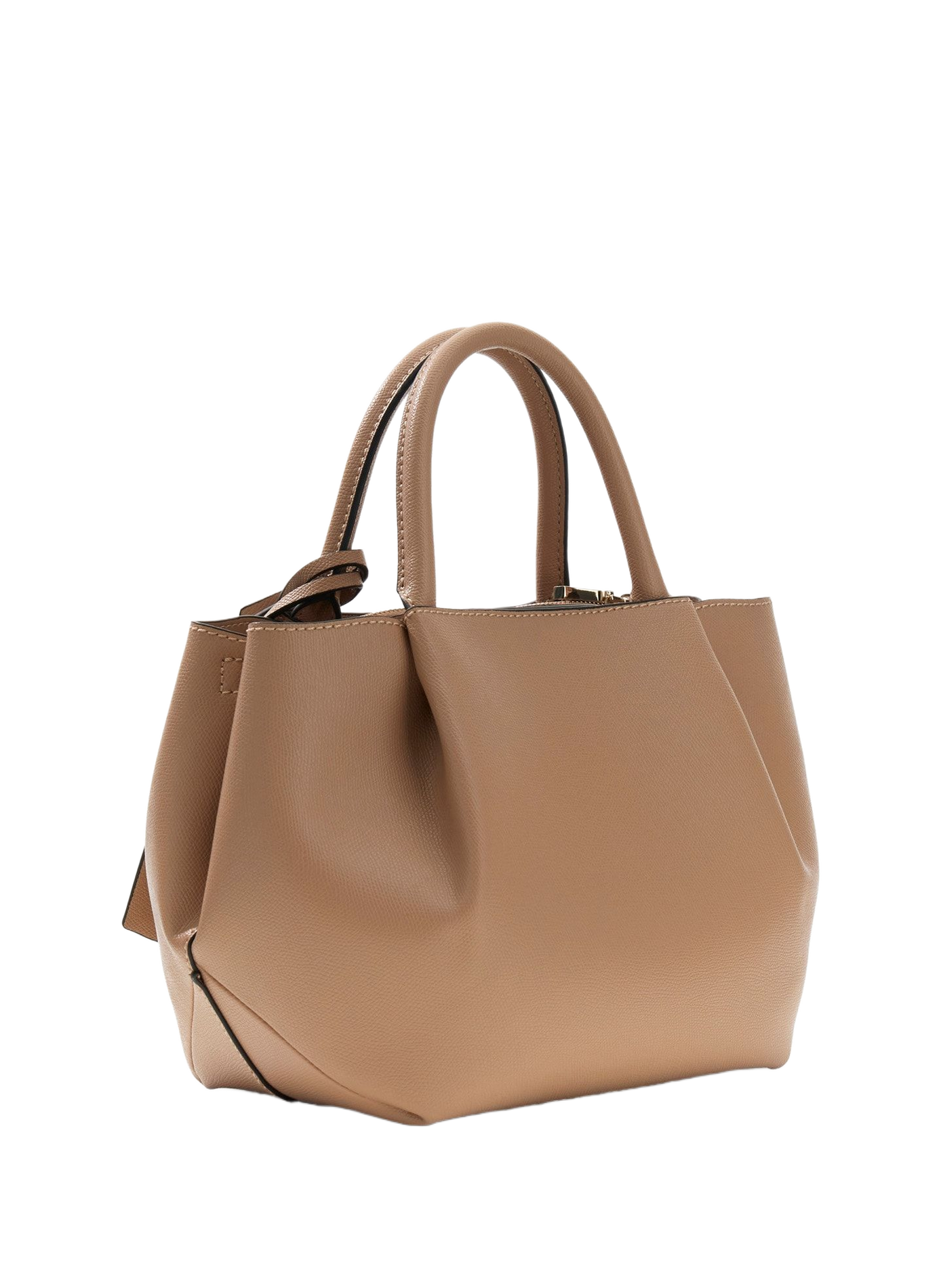 Zippered double handle handbag GUESS Beige