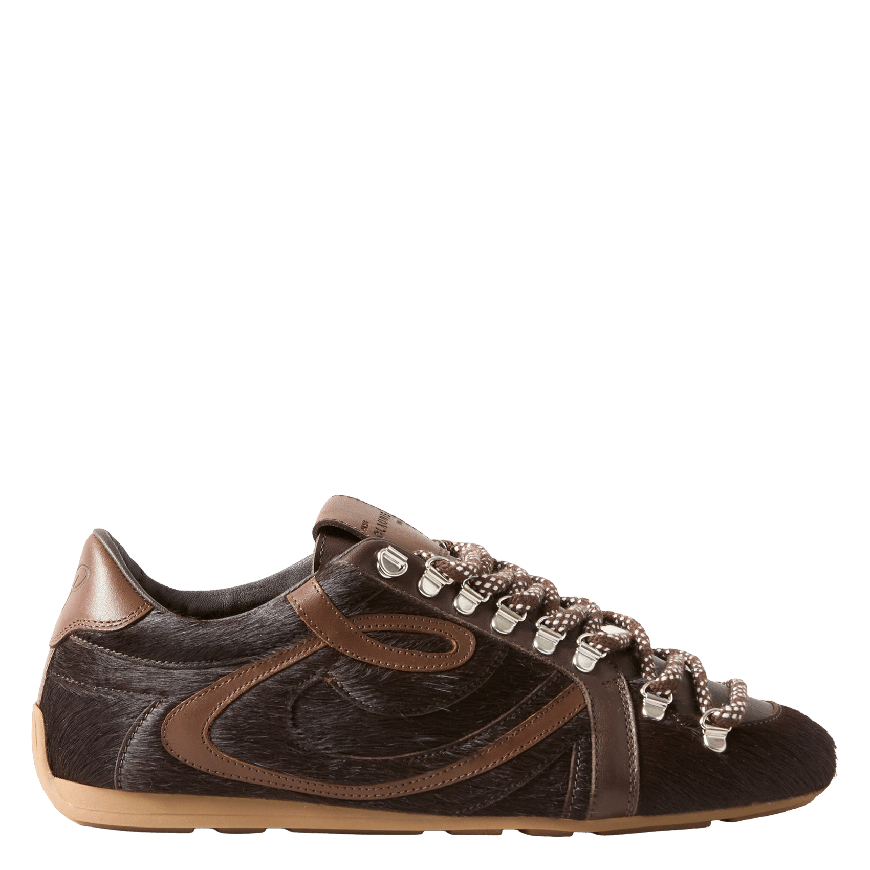 Baskets basses en cuir CLAUDIE PIERLOT Marron