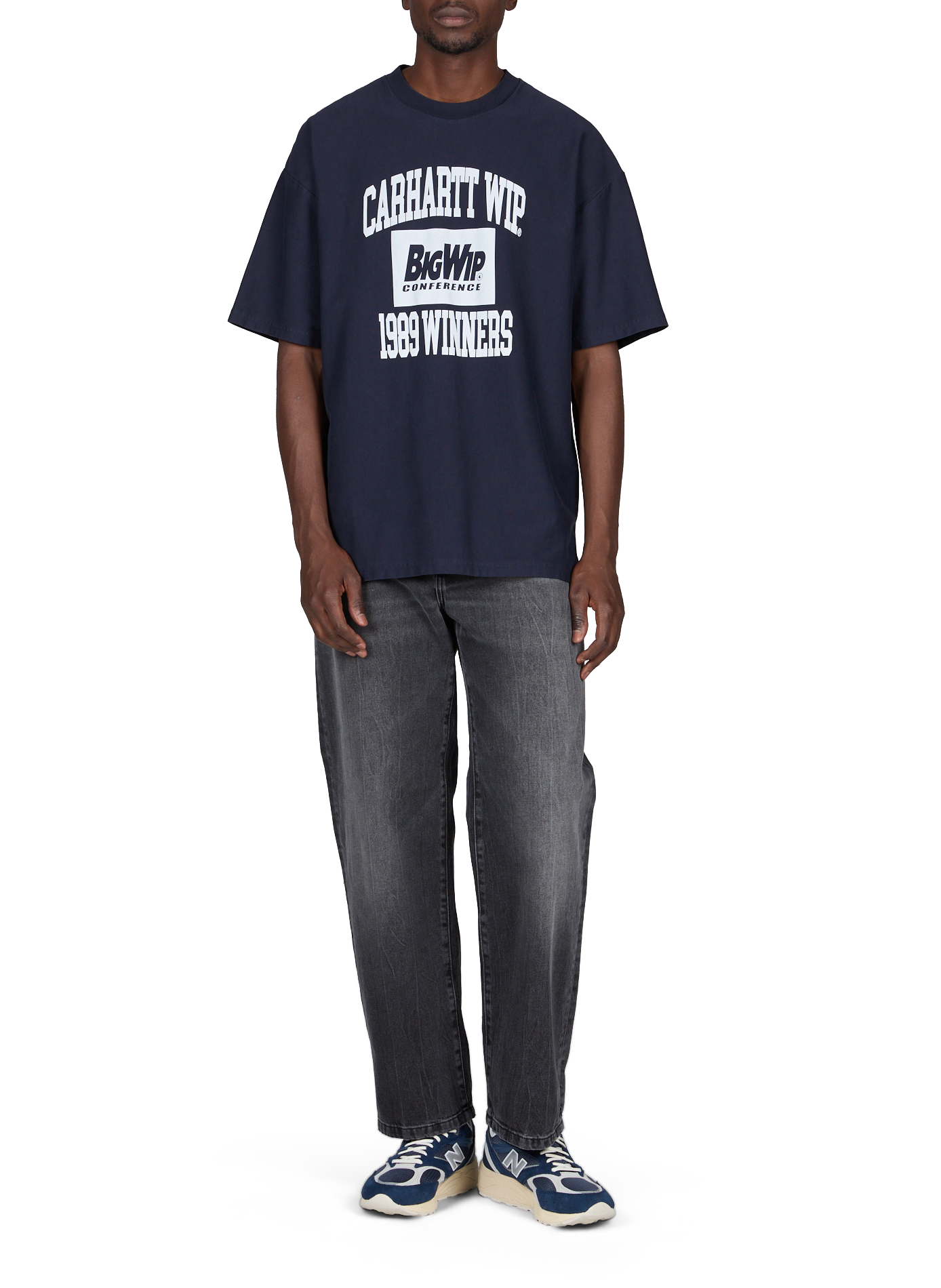 Jean large à cinq poches en coton CARHARTT WIP Noir