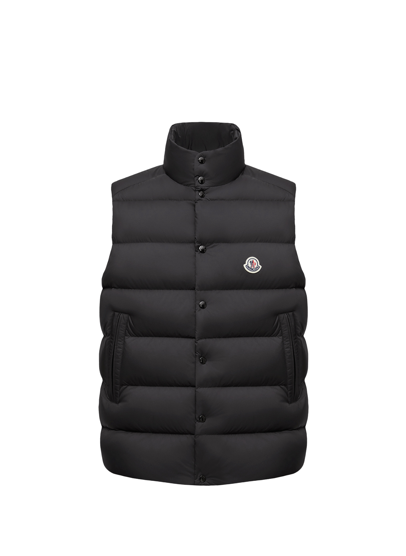 Gerade Daunenjacke Tibb mit Kapuze MONCLER Schwarz