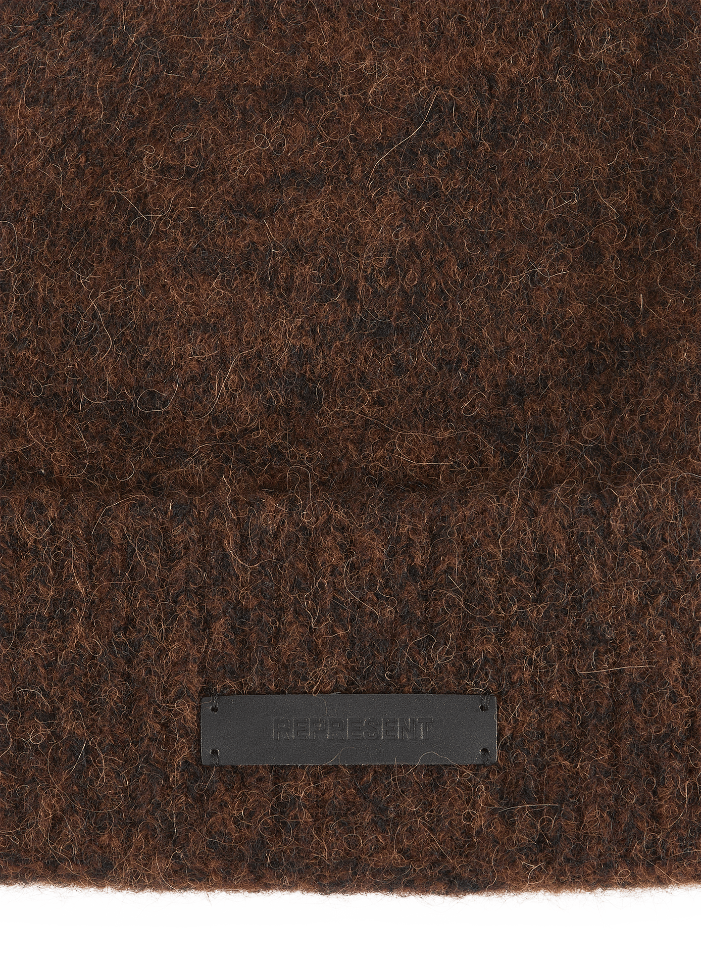 Alpaca and wool blend beanie REPRESENT Brown