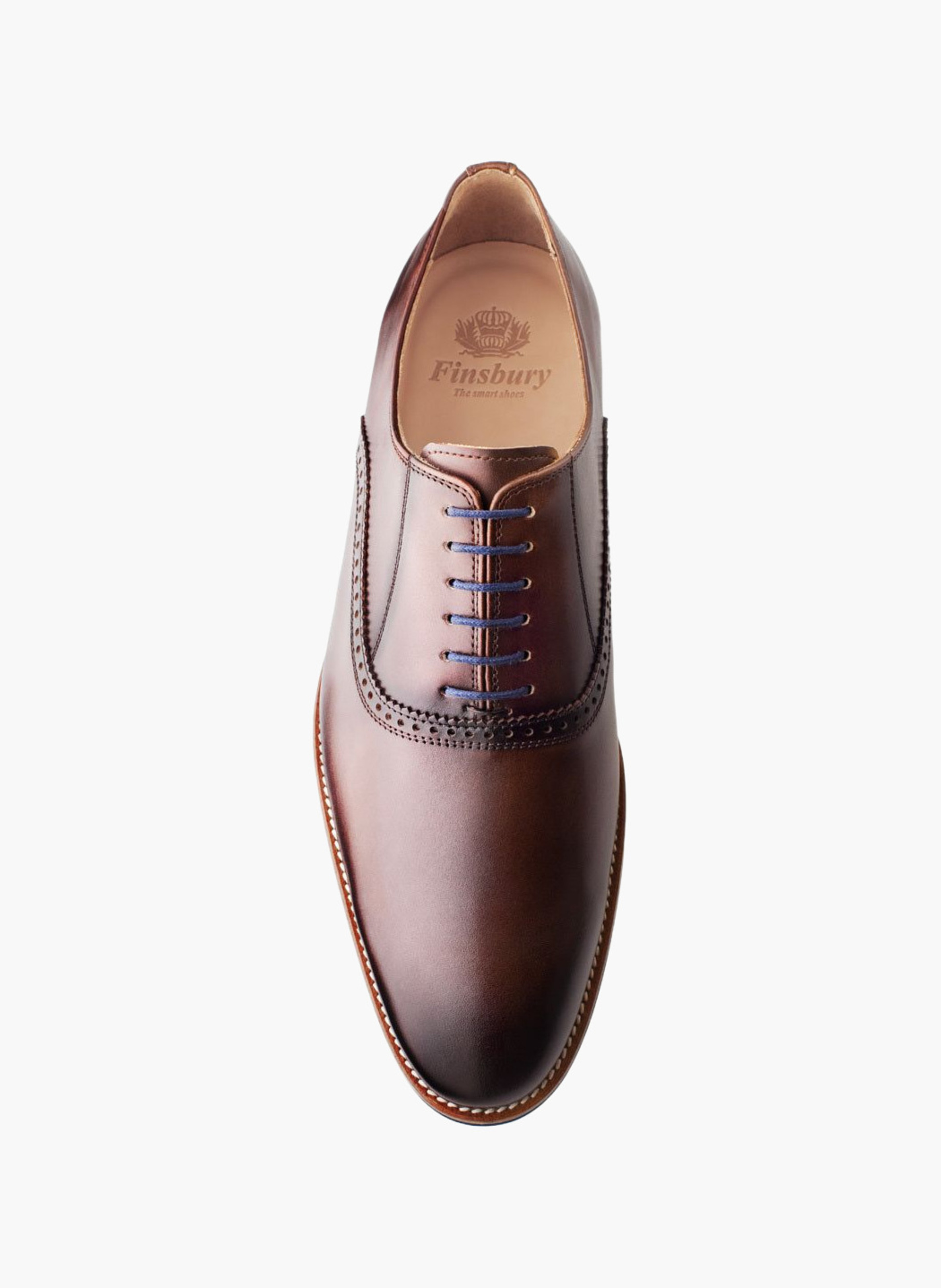 Richelieu cuir will FINSBURY Marron