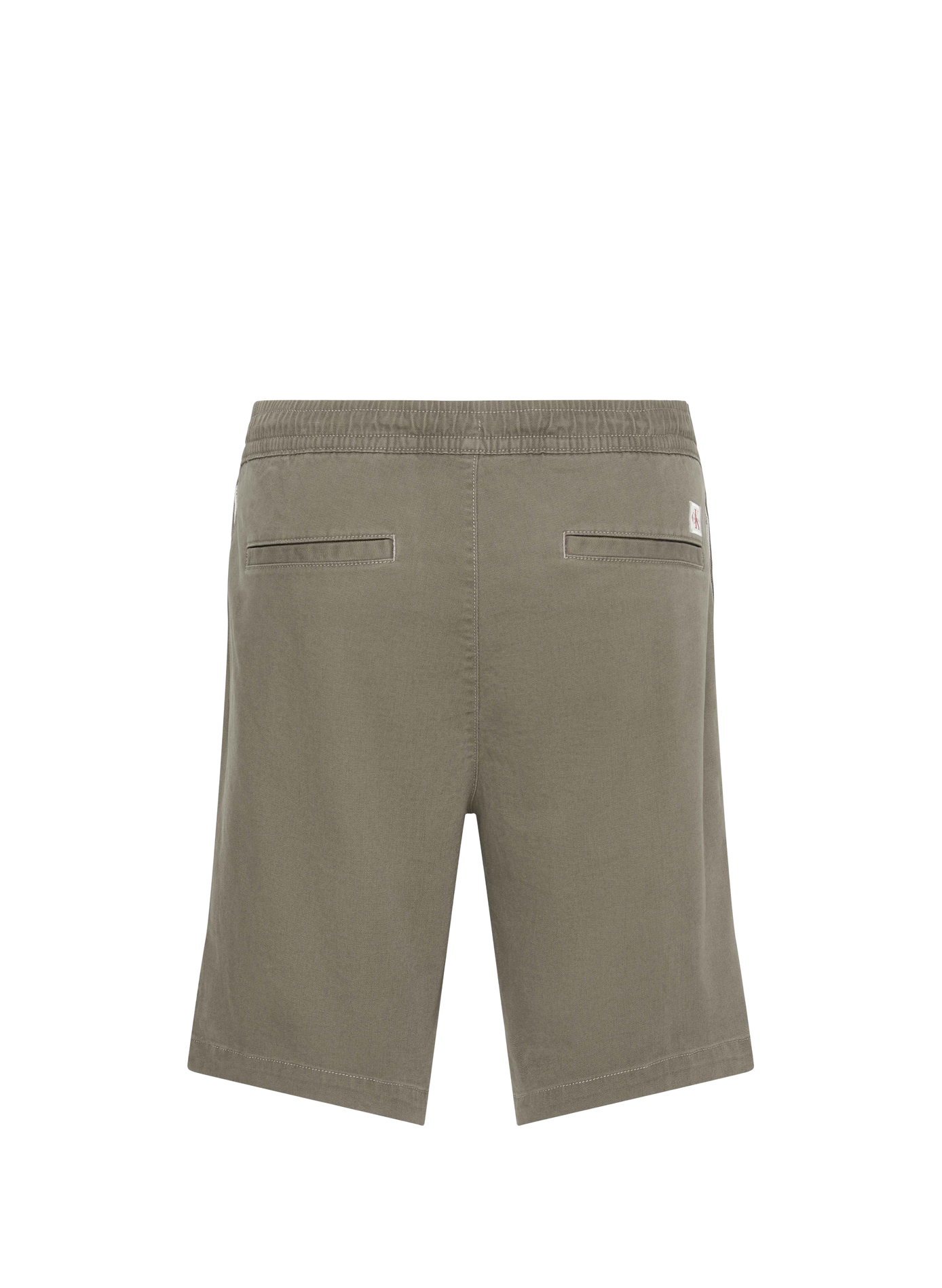 Straight cotton blend shorts CALVIN KLEIN Khaki