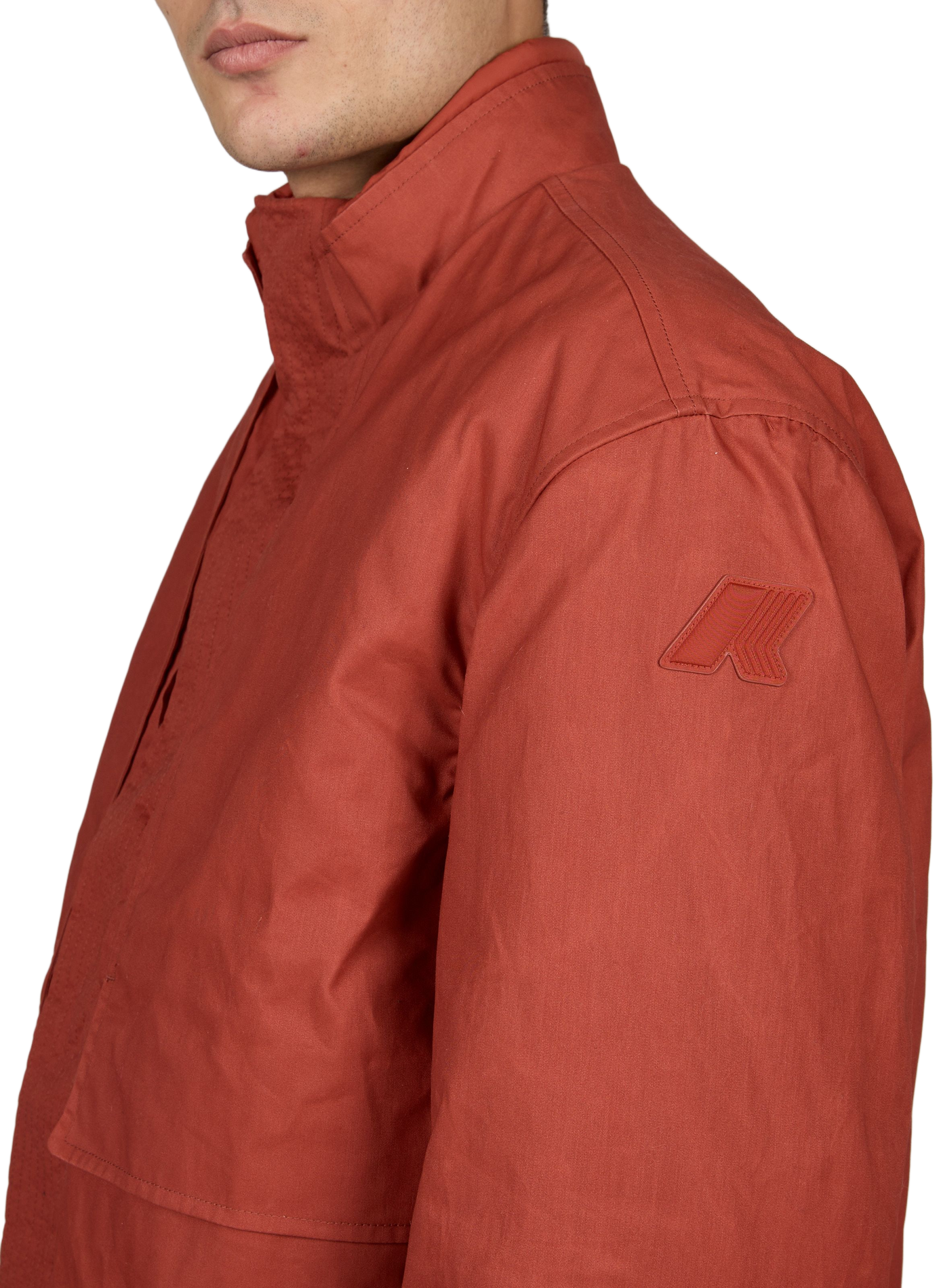 Blouson court en coton  K-WAY Rouge