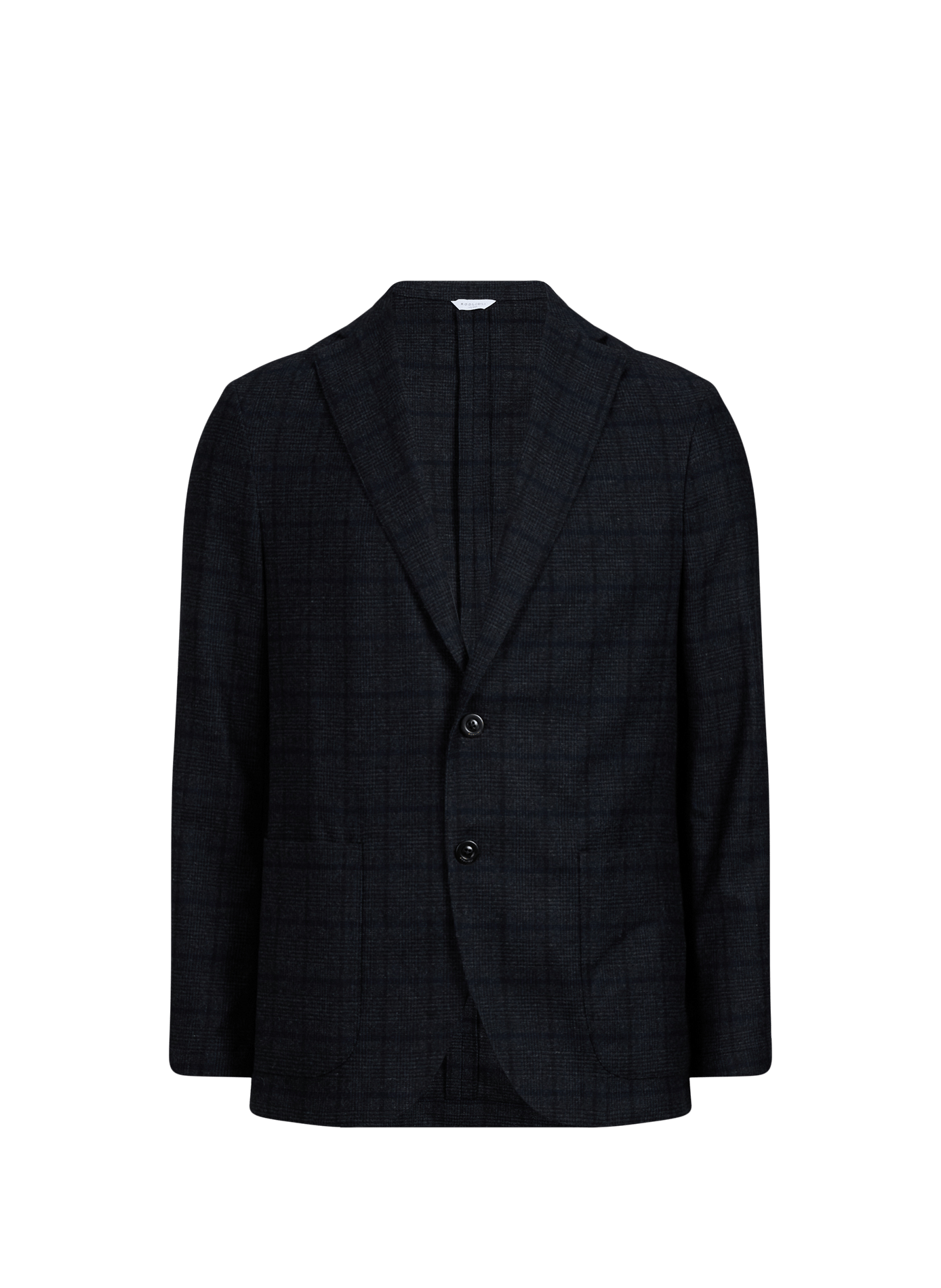 Checked wool-blend blazer jacket BOGLIOLI Blue