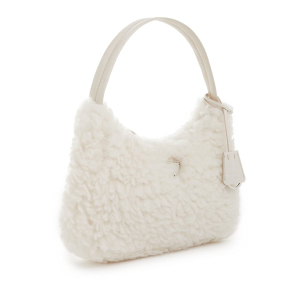 Sac à main Re-Edition 2000 en laine et cachemire mélangés