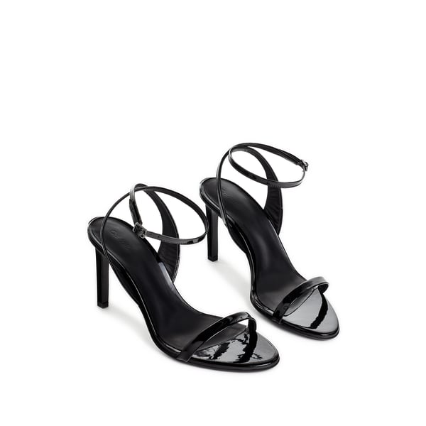 Sandales à talons en cuir