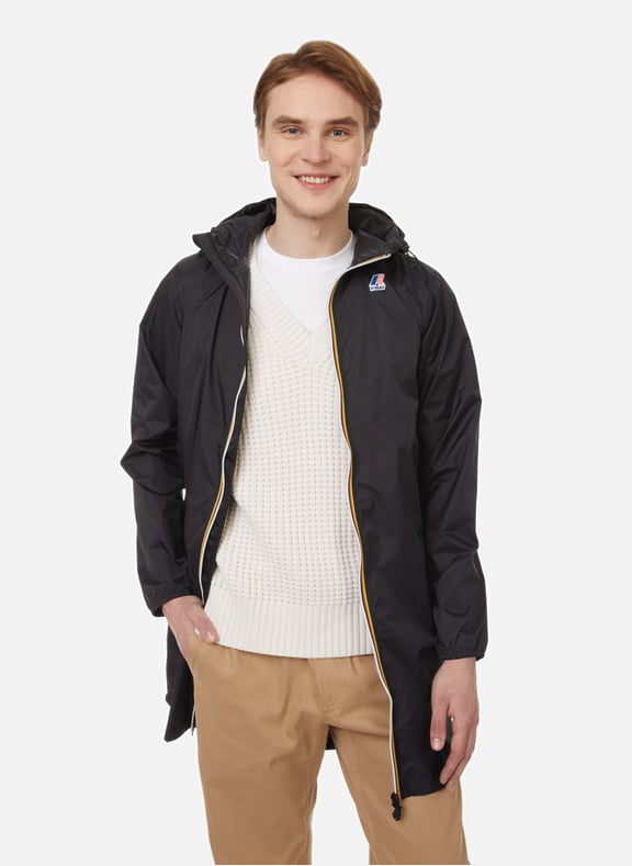 Le Vrai 3.0 Eiffel nylon windbreaker Black by K-WAY K-WAY Le Vrai 3.0 Eiffel nylon windbreaker Black