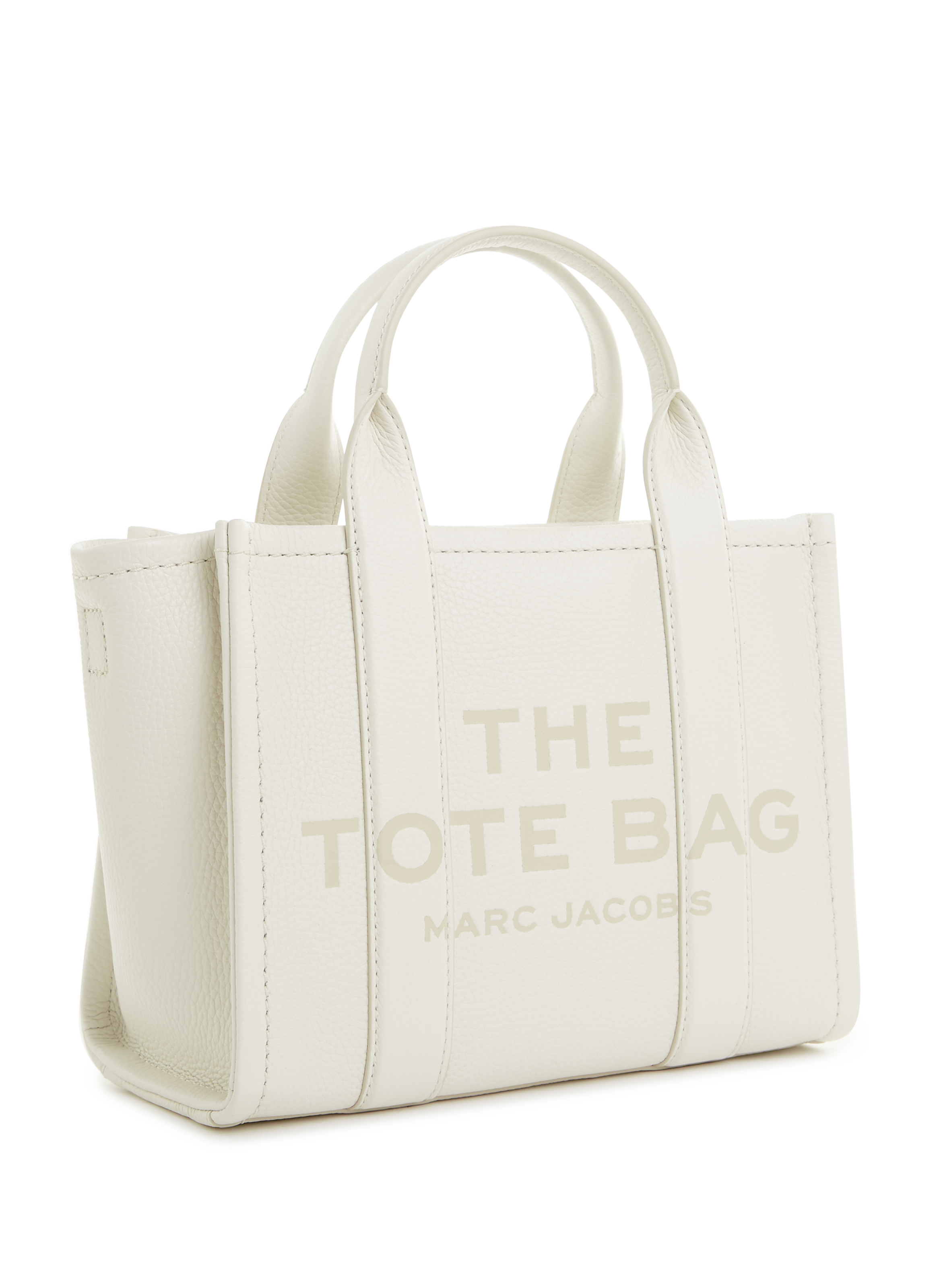 Sac cabas The Leather Small Tote Bag MARC JACOBS Blanc