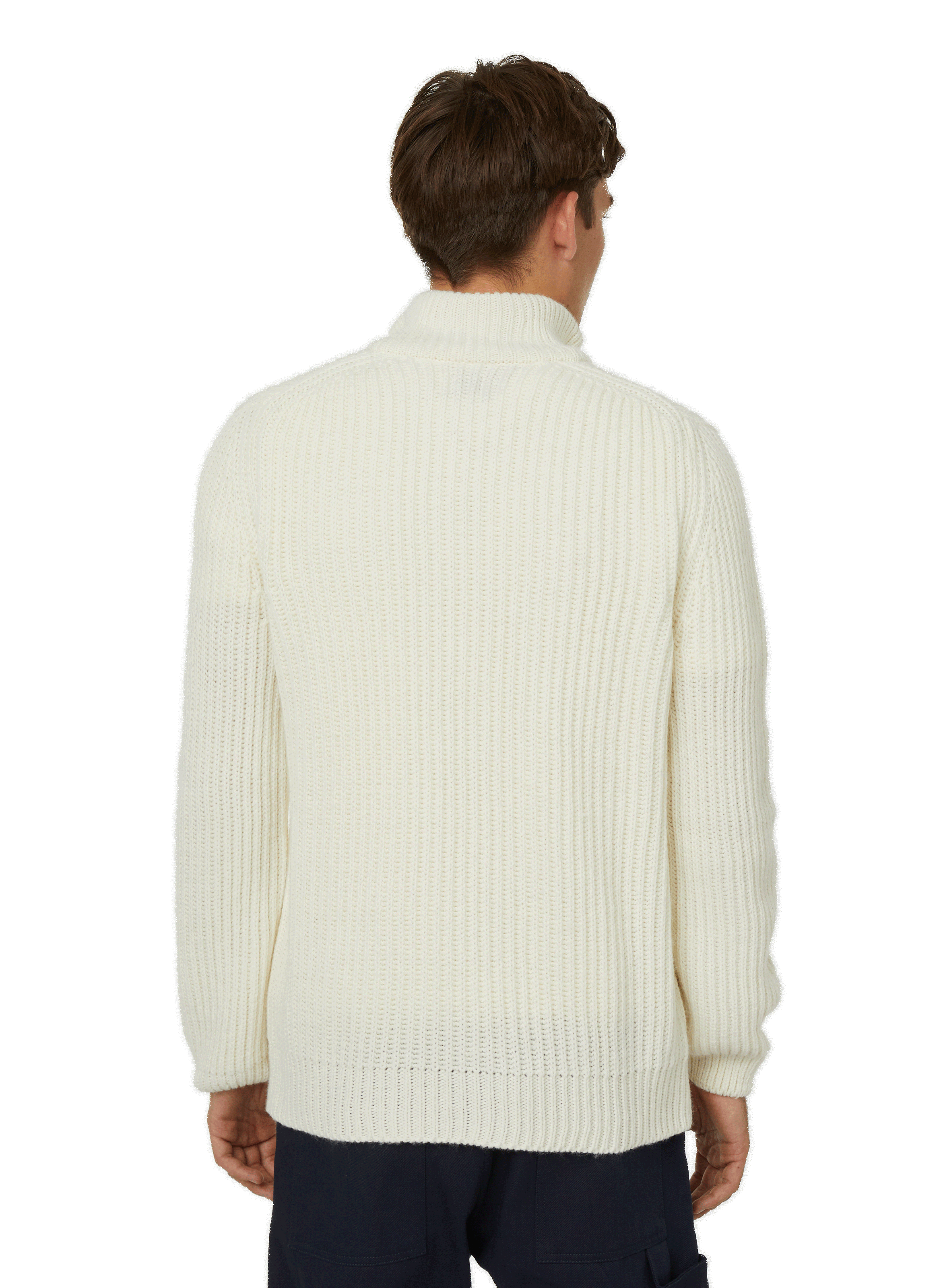 Pull à zip en laine mélangé AU PRINTEMPS PARIS Beige