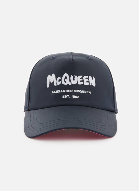 ALEXANDER MCQUEEN McQueen Graffiti cap Blue