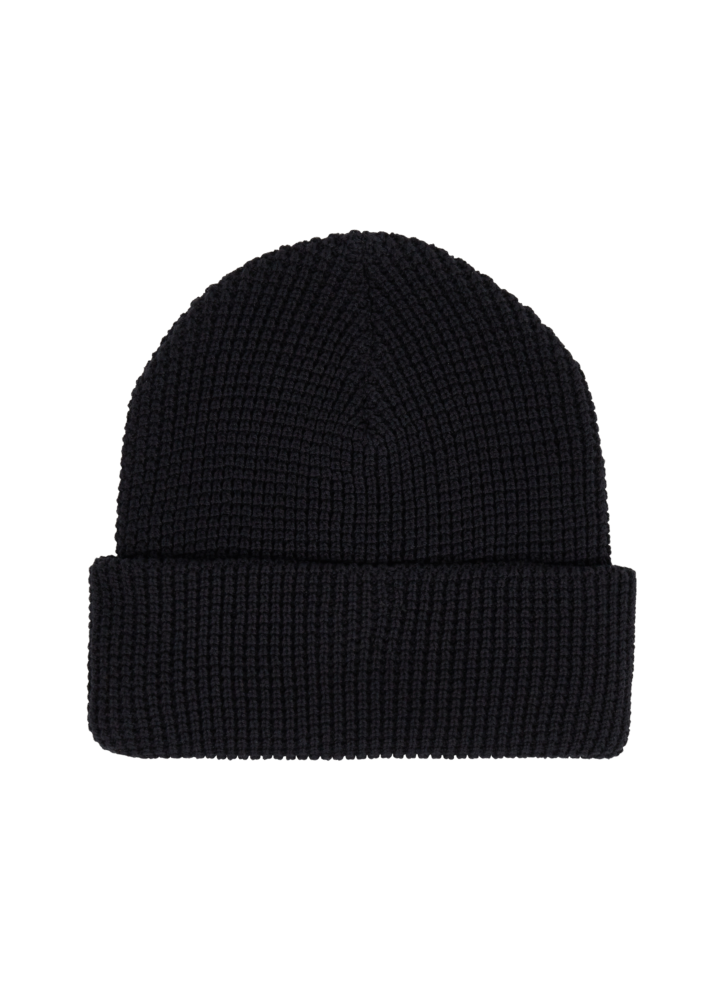 Bonnet en maille côtelée