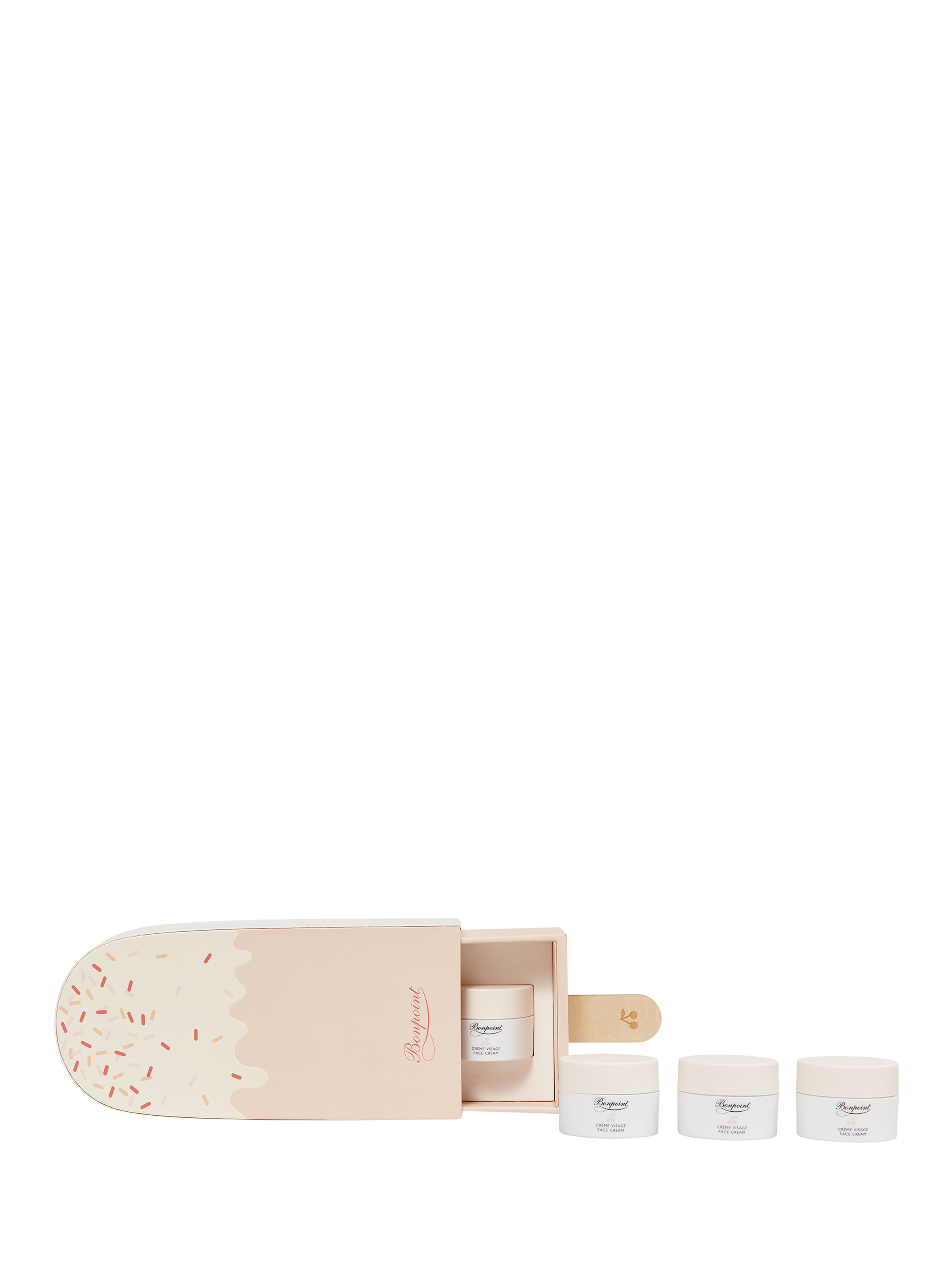 Mon petit coffret glacé - Trio de crèmes visage hydratantes BONPOINT No color