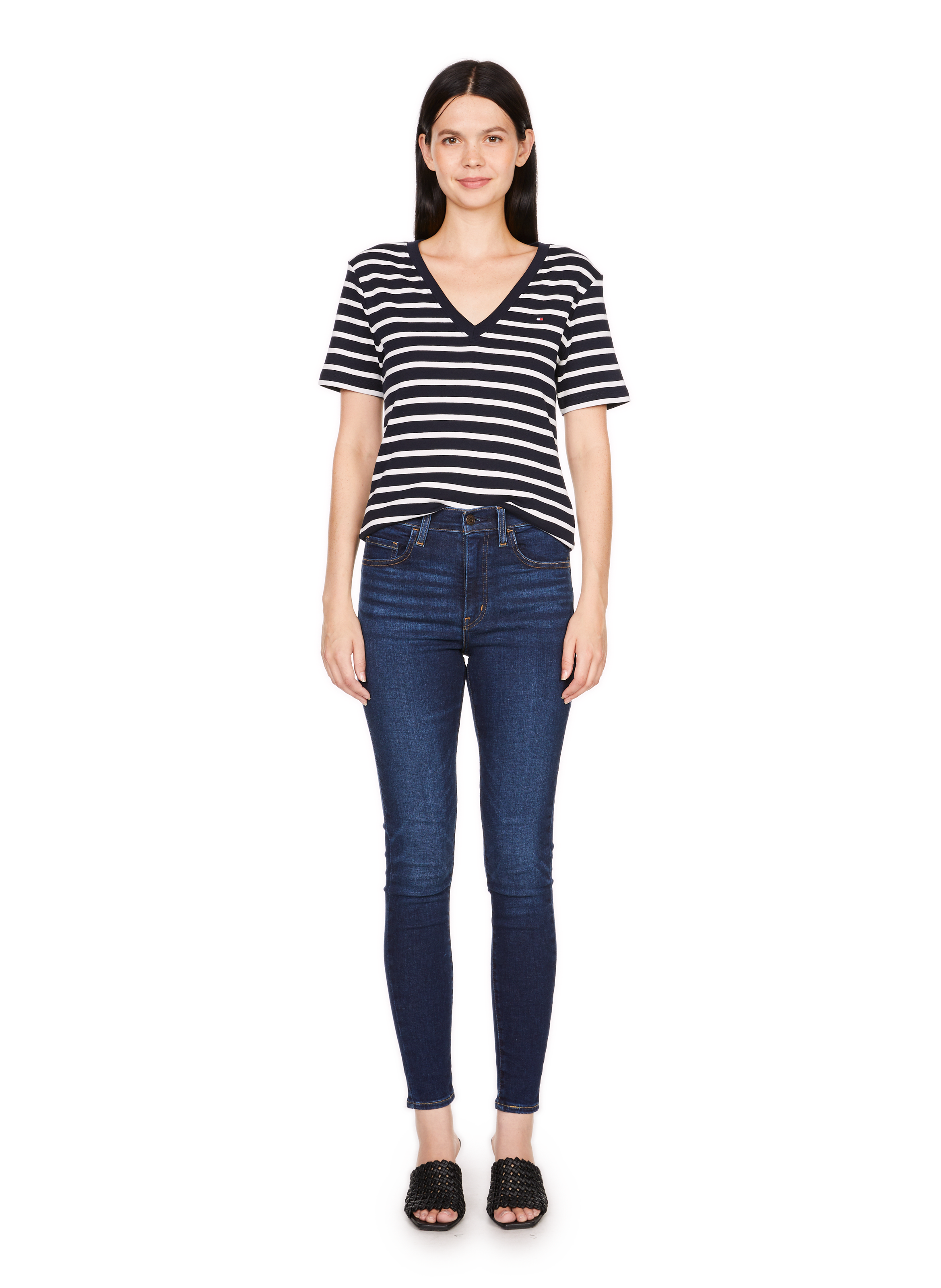 T-shirt en coton TOMMY HILFIGER Multicolore