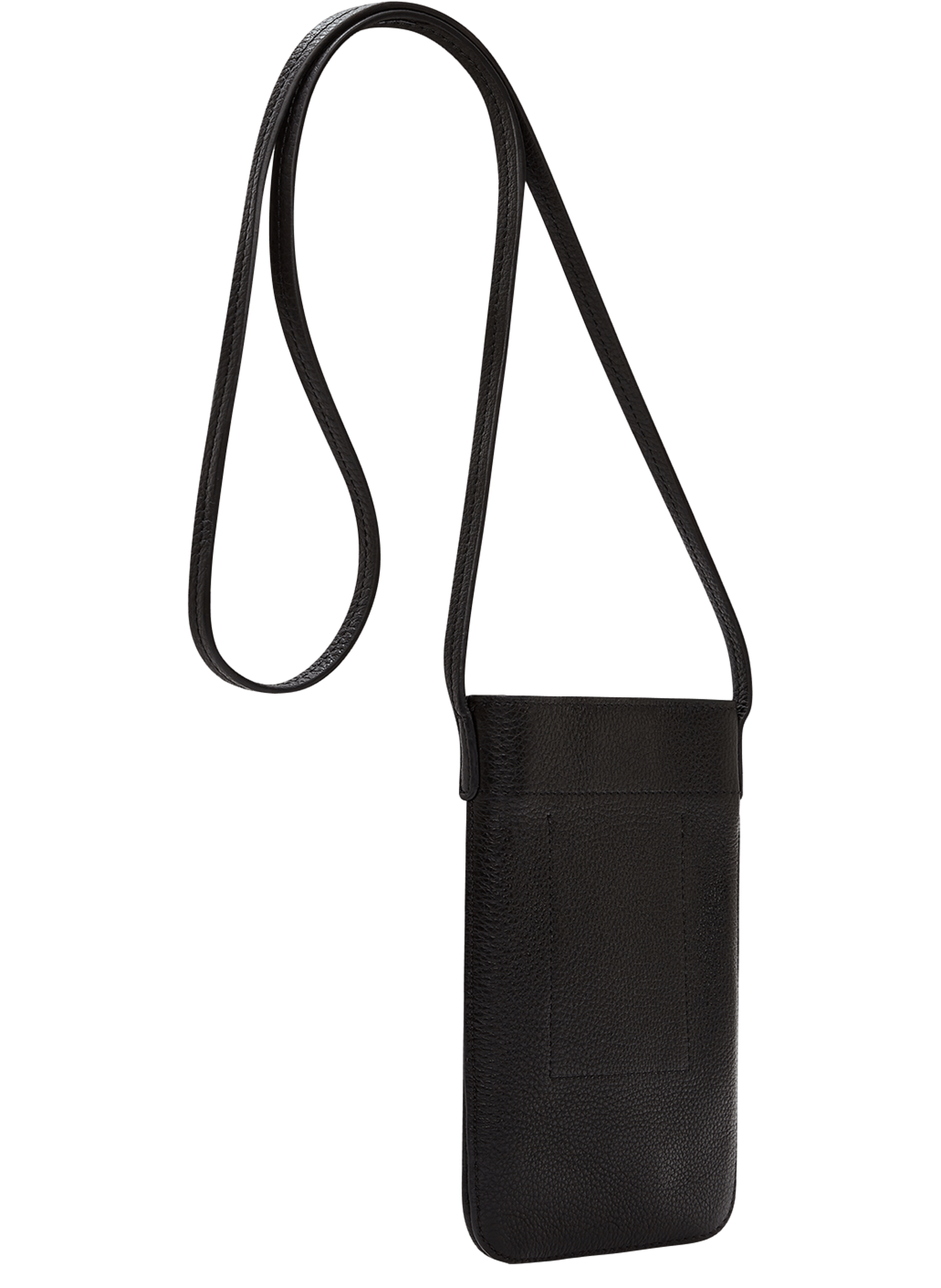 Porte téléphone en cuir grainé intérieur métallisé - ladyphone GERARD DAREL Noir