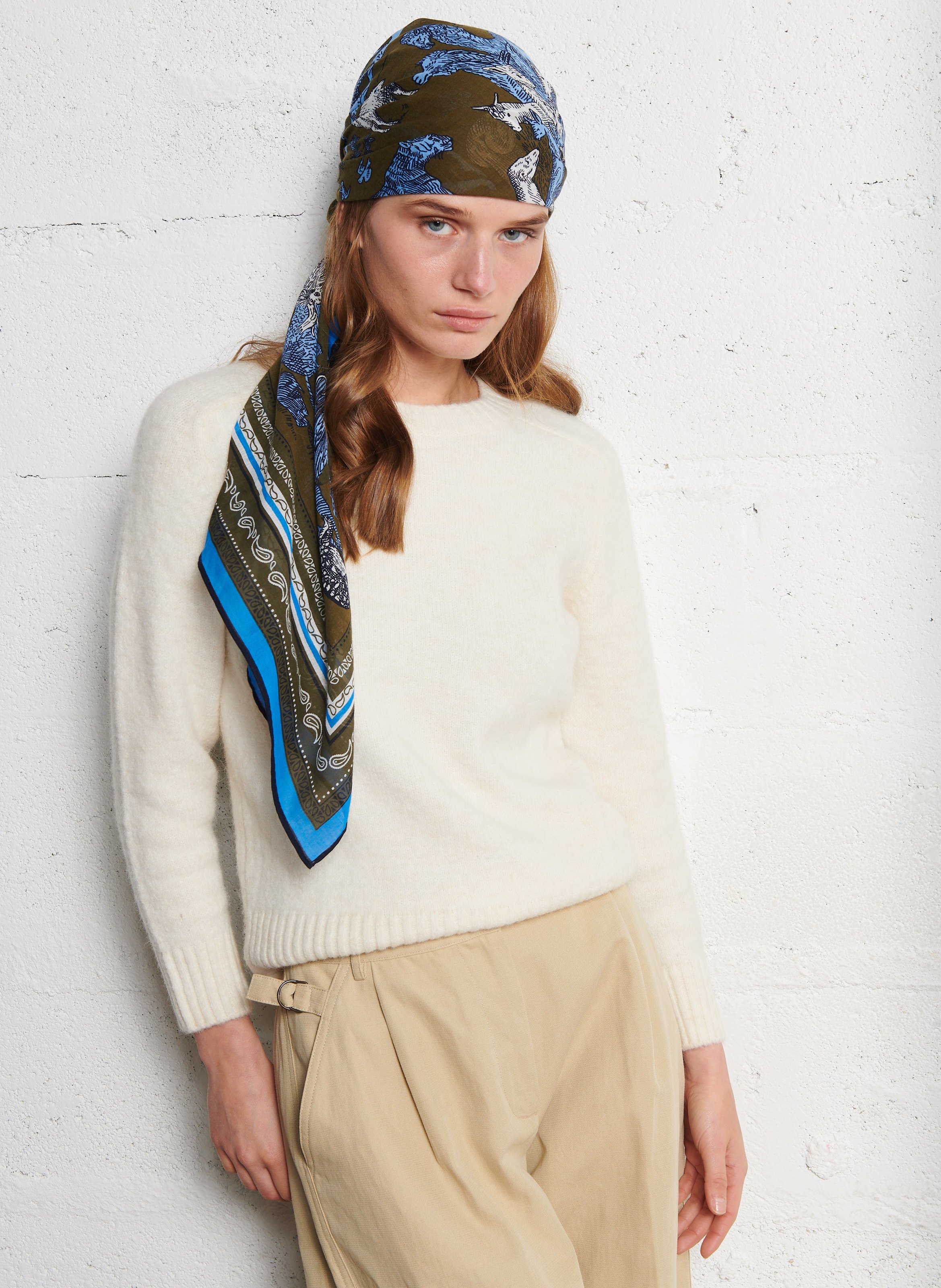 Pull col rond envie SOEUR Beige