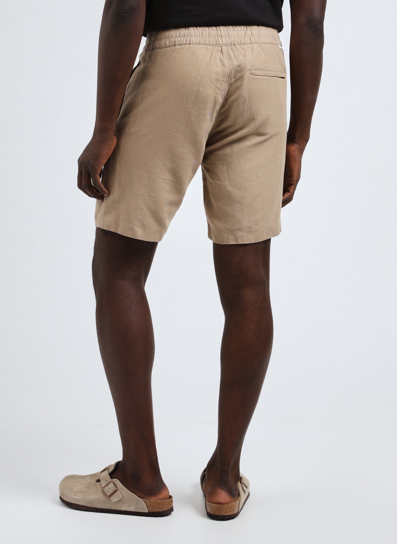 Linen and cotton shorts SAMSOE SAMSOE Brown