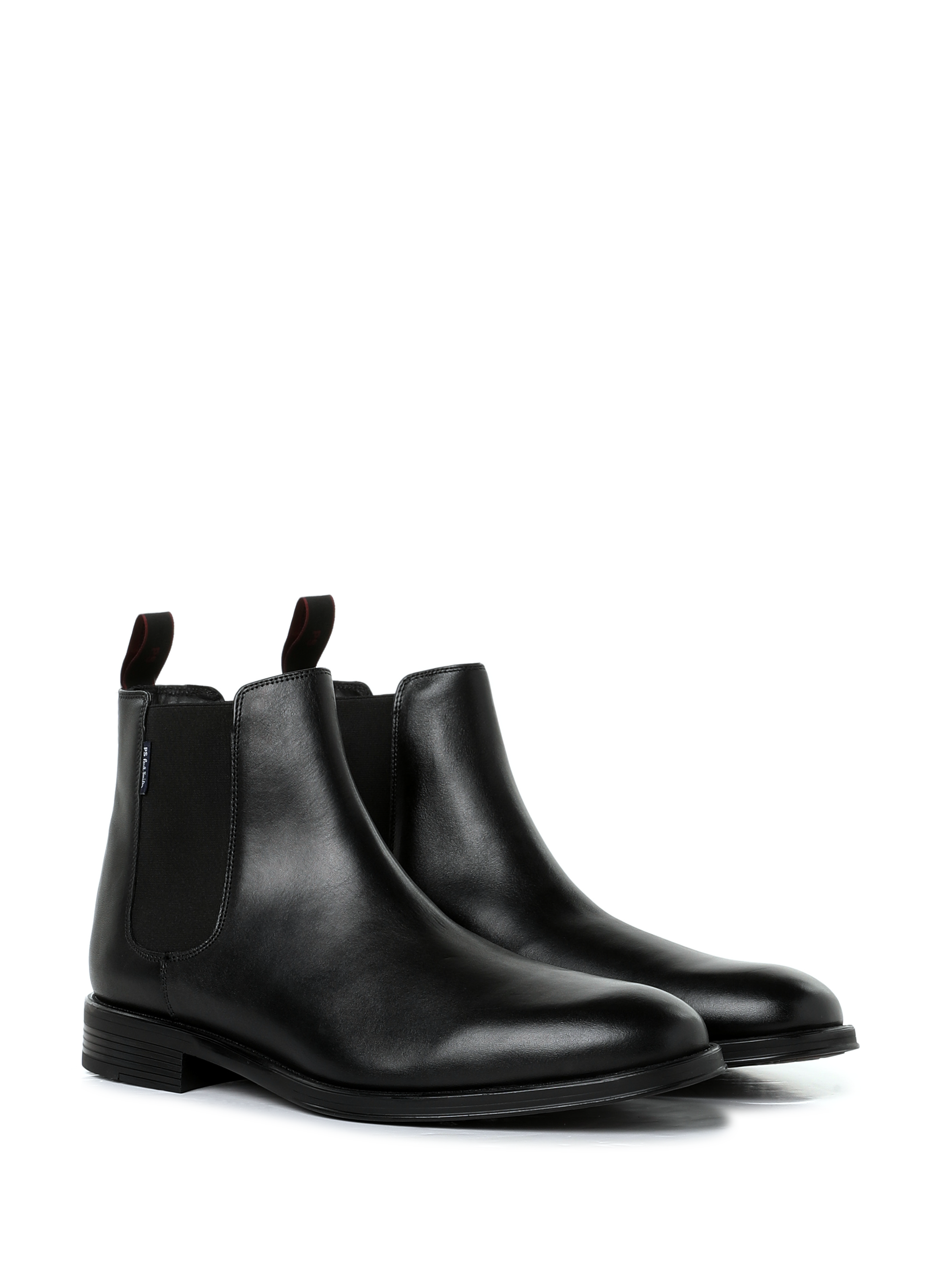 Bottines en cuir lisse Augustus  PAUL SMITH Black