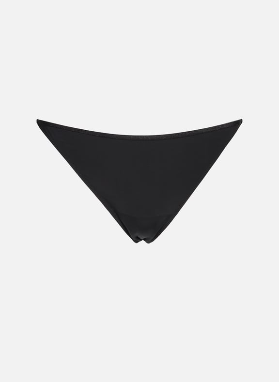 Tanga à motifs transparent Noir by LA NOUVELLE LA NOUVELLE Tanga à motifs transparent Noir