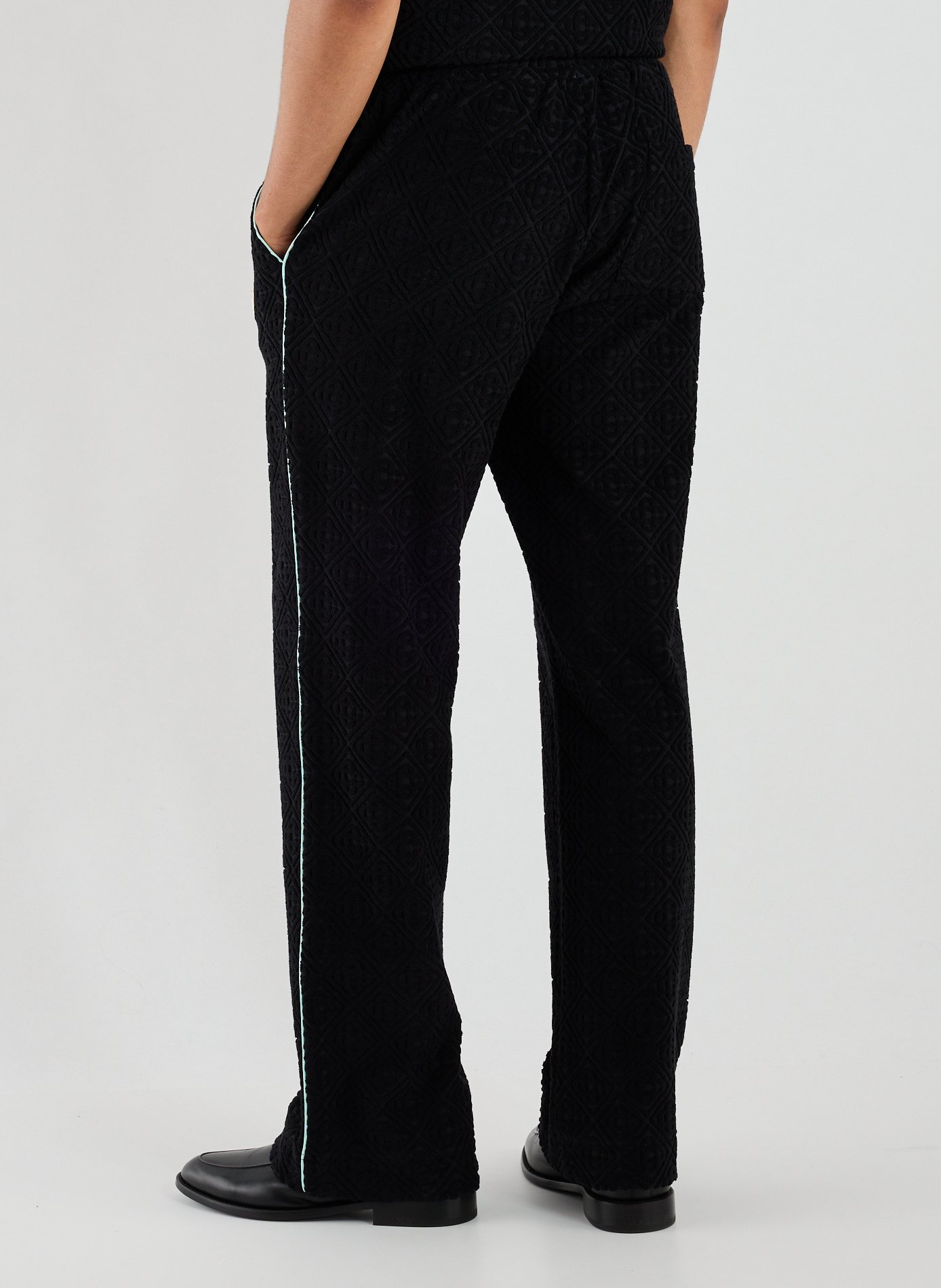 Monogram Jacquard Jogging Pants CASABLANCA PARIS Black