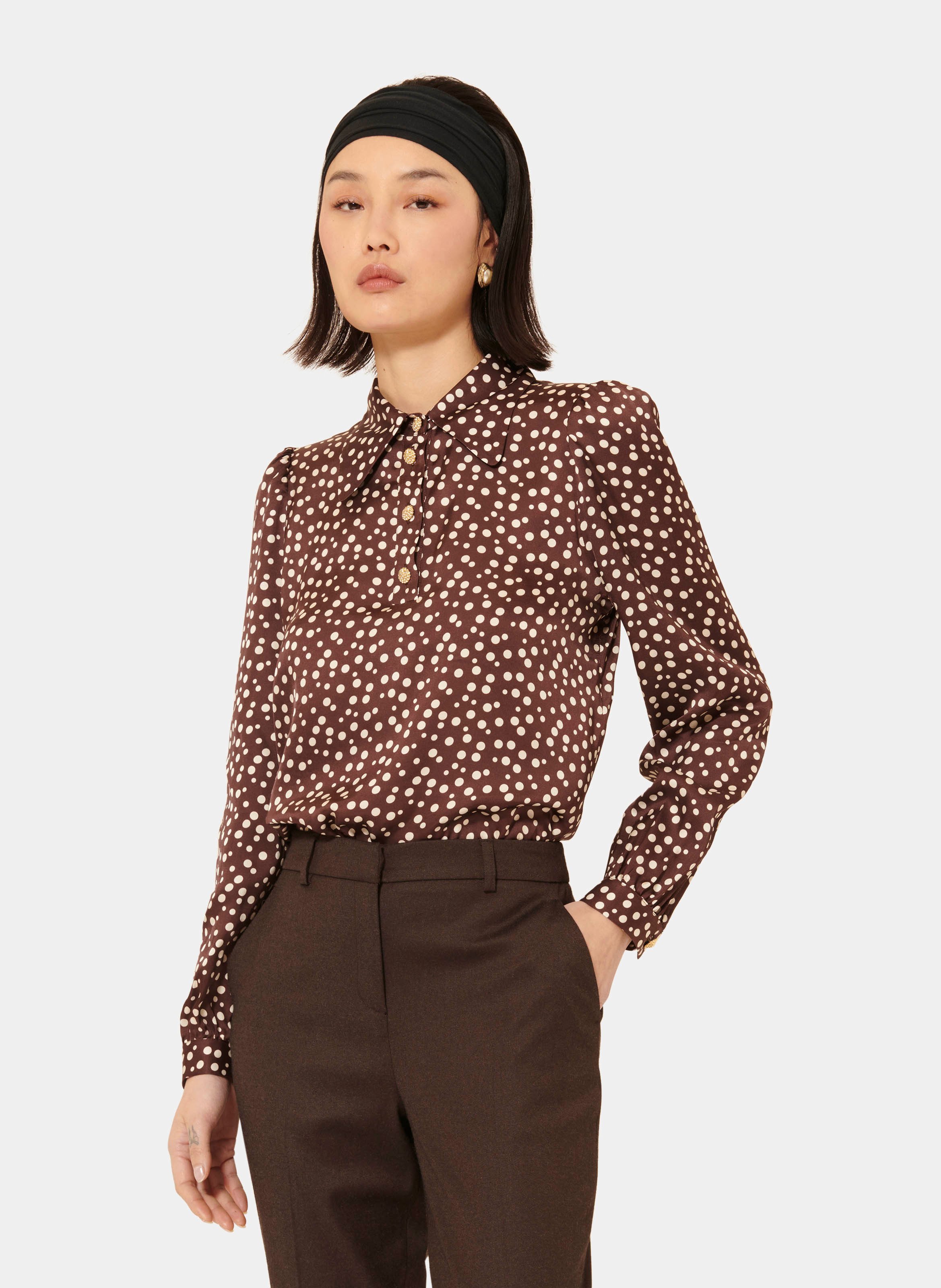 Tee Shirt Tara Jarmon Taille 38/40 - Beige Manches Longues - Occasion Très Bon état