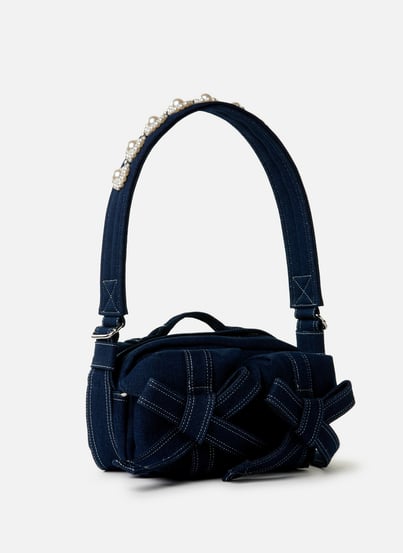 Sac bandoulière à nœud perlé SIMONE ROCHA Sac bandoulière à nœud perlé SIMONE ROCHA
