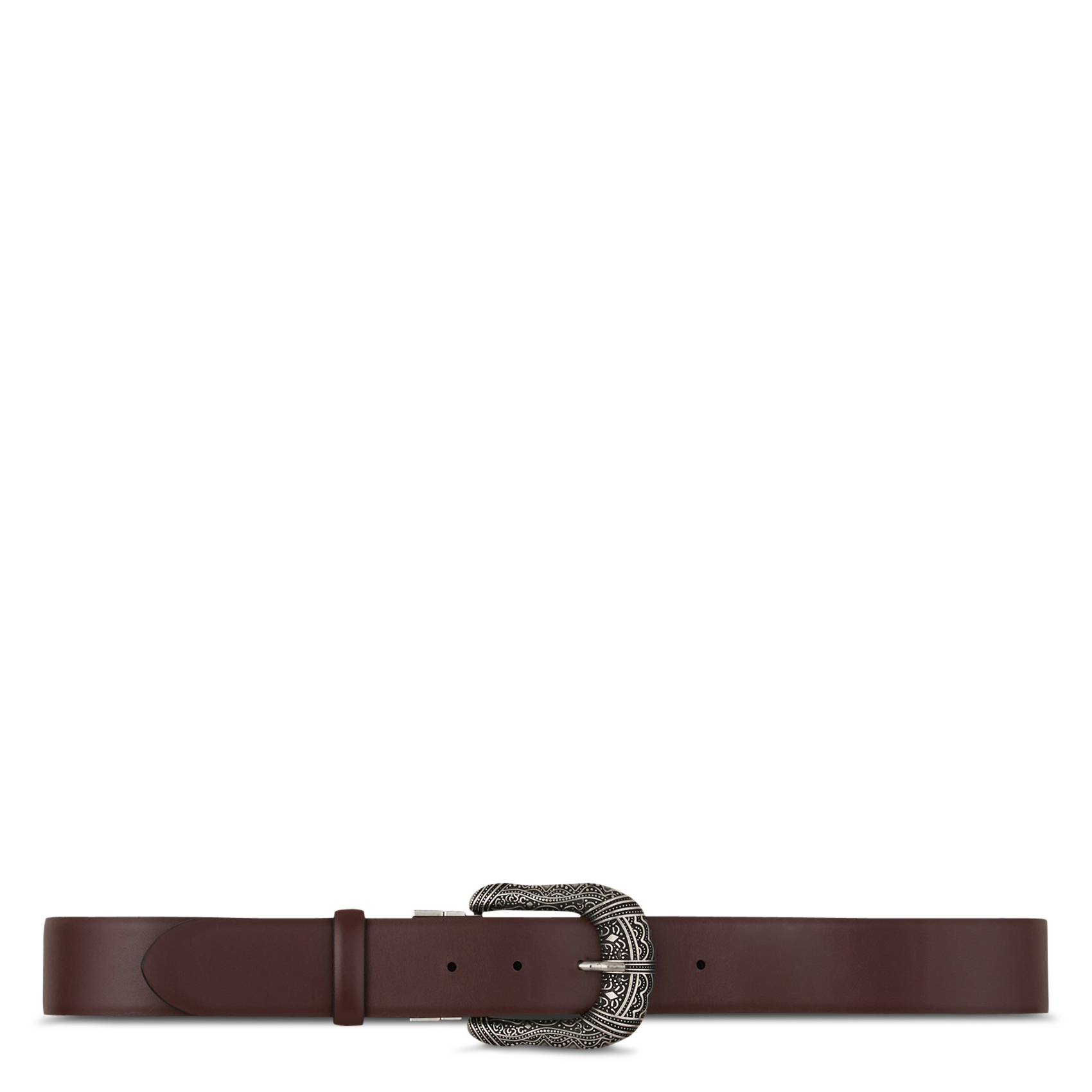 Ceinture en cuir brasta BA&SH Noir