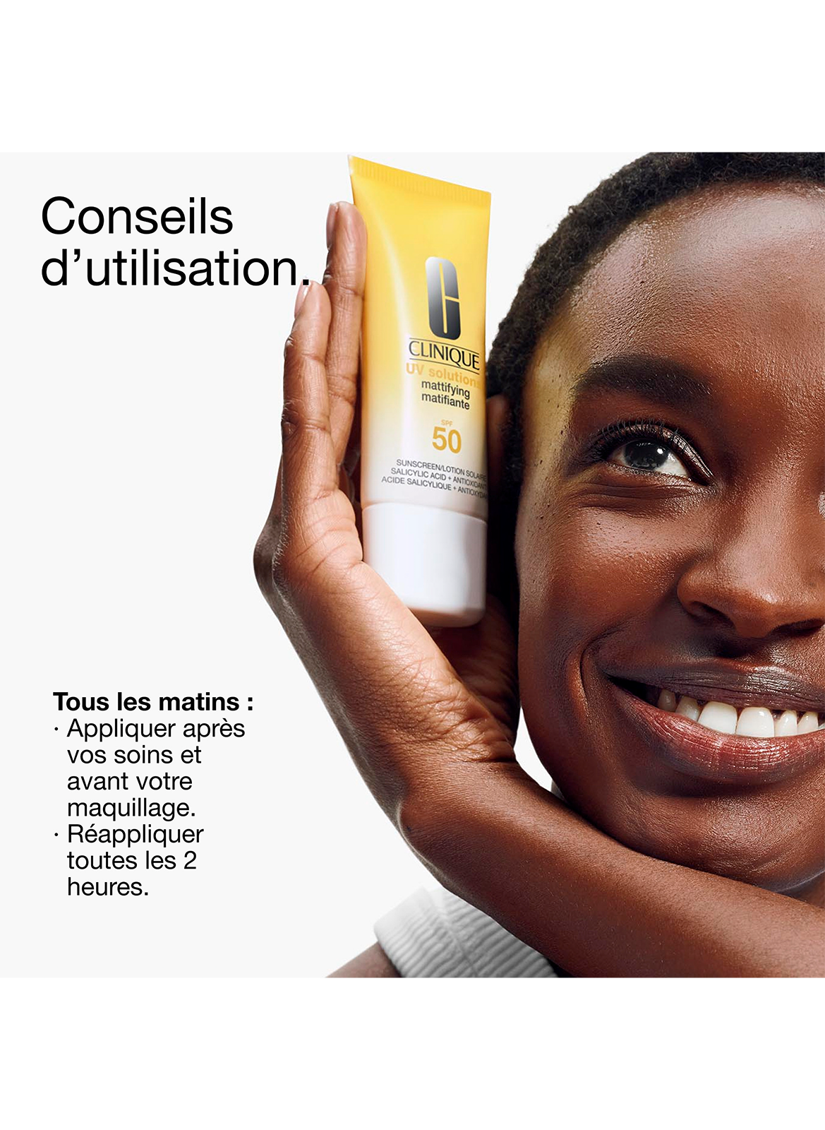 UV Solutions™ - Mattifying Sunscreen Lotion SPF 50 CLINIQUE No color