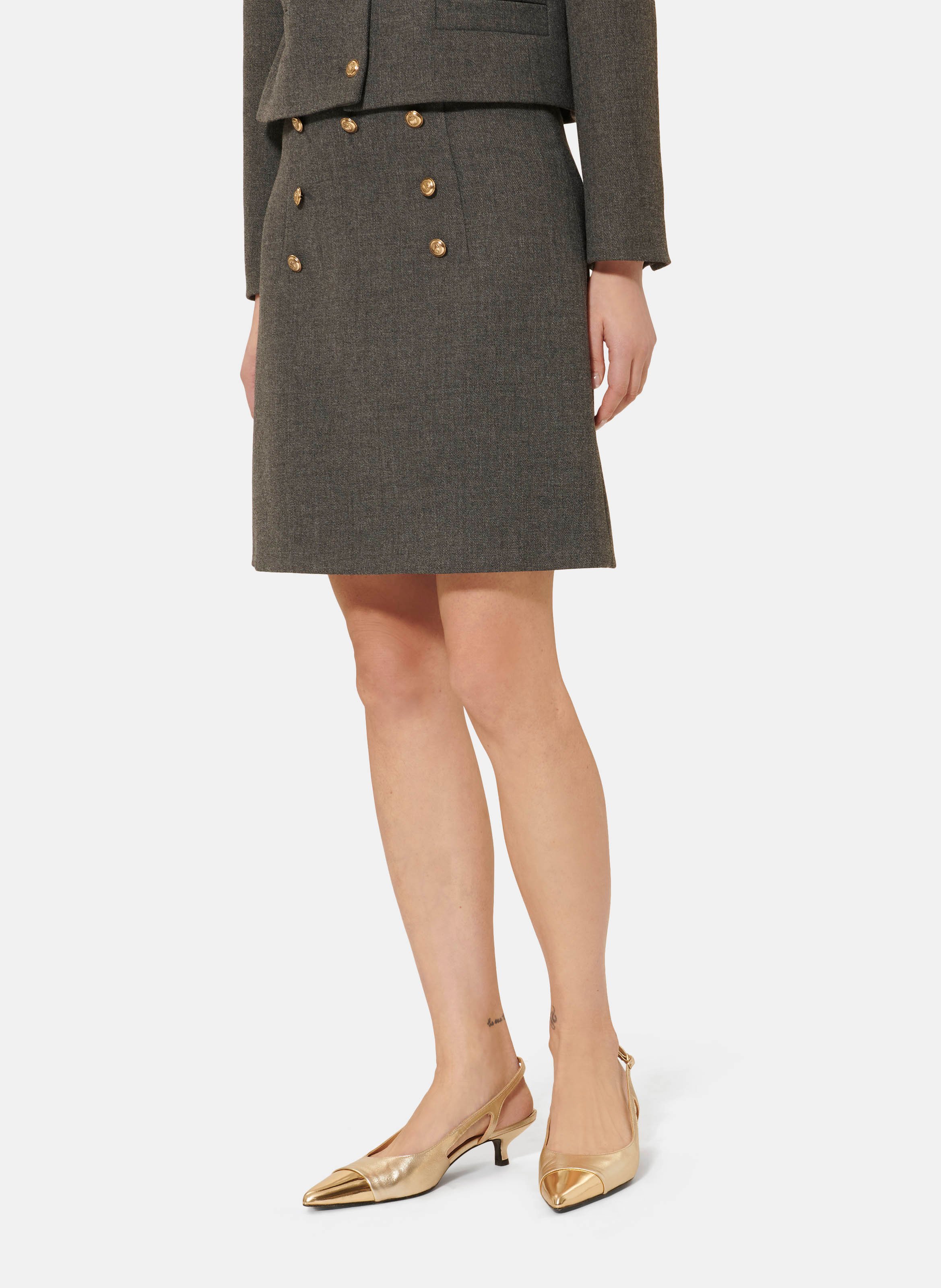 Jupe jamie TARA JARMON Gris