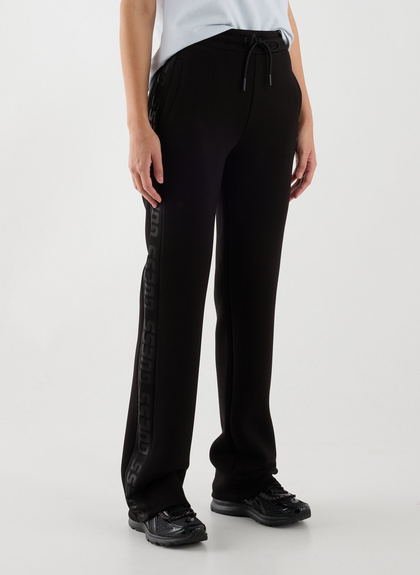 GUESS Neoprene sweatpants Black