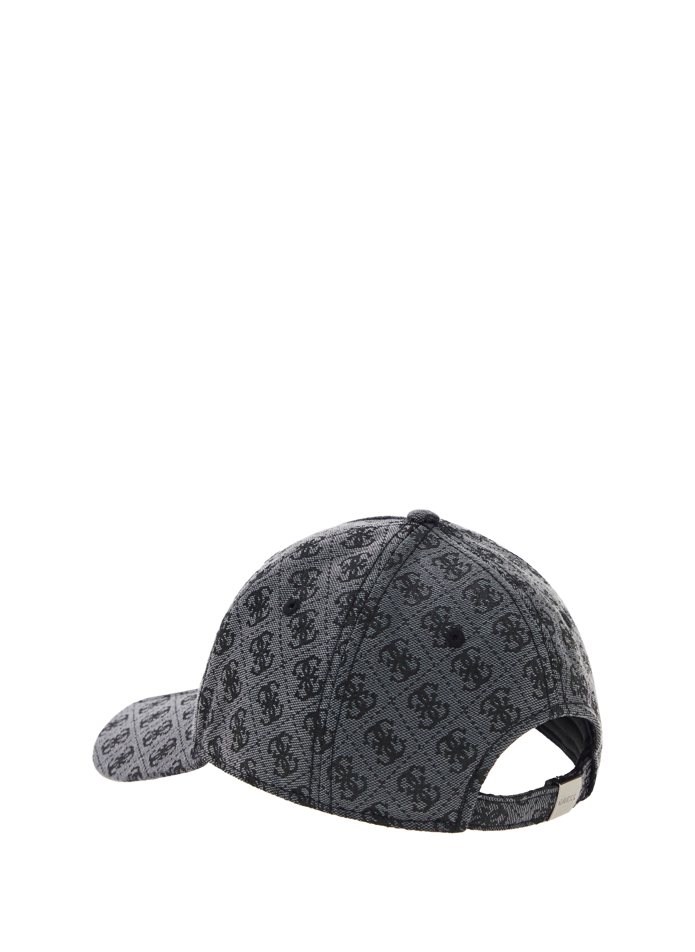 <p>Hat with all-over logo print</p> GUESS Black