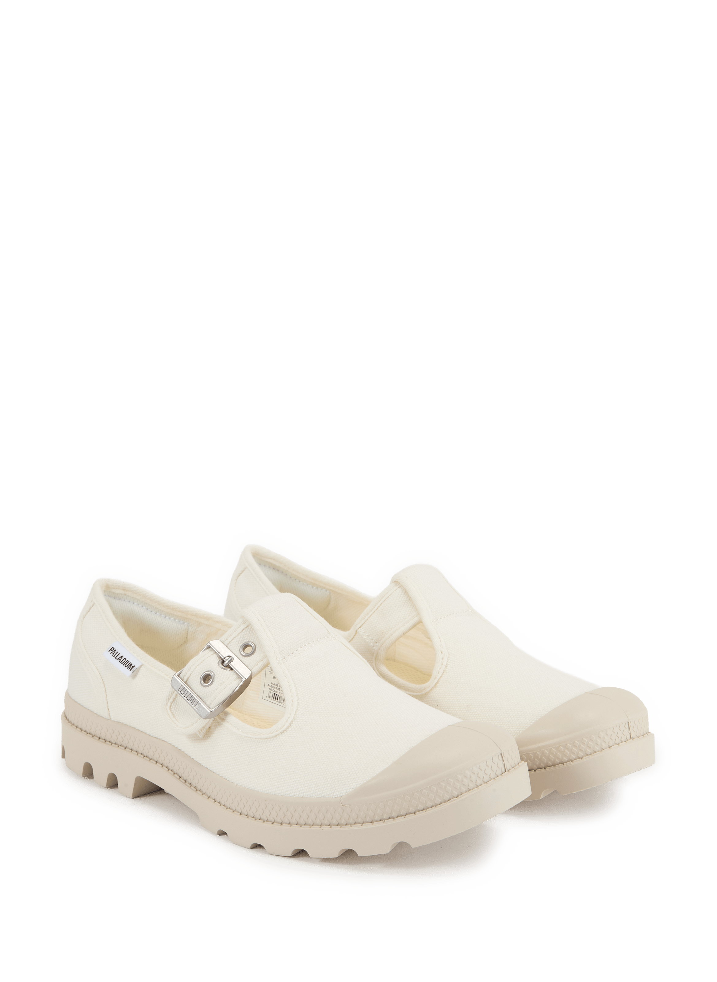 Pampa M-Jane Washed mixed cotton piqué shoes PALLADIUM White