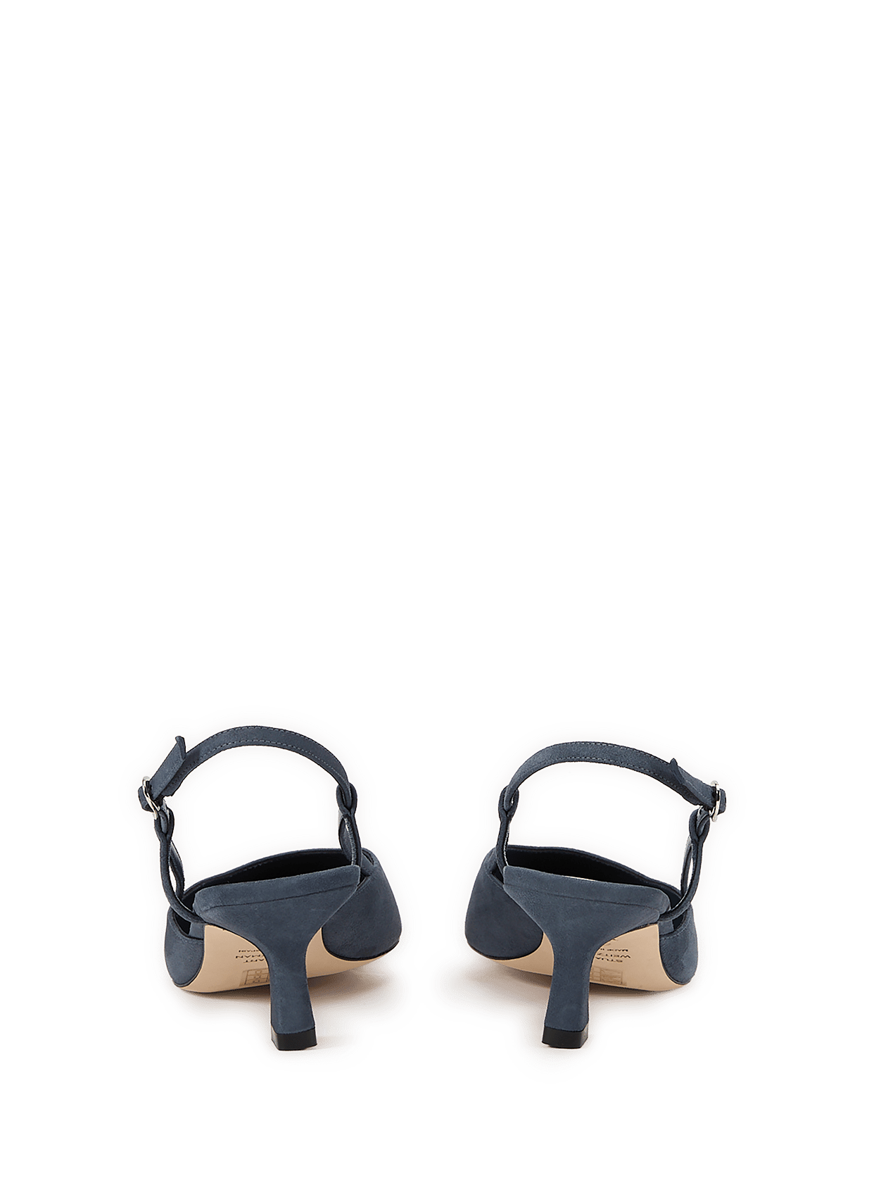 Suede leather Vinnie 50 slingback STUART WEITZMAN Blue