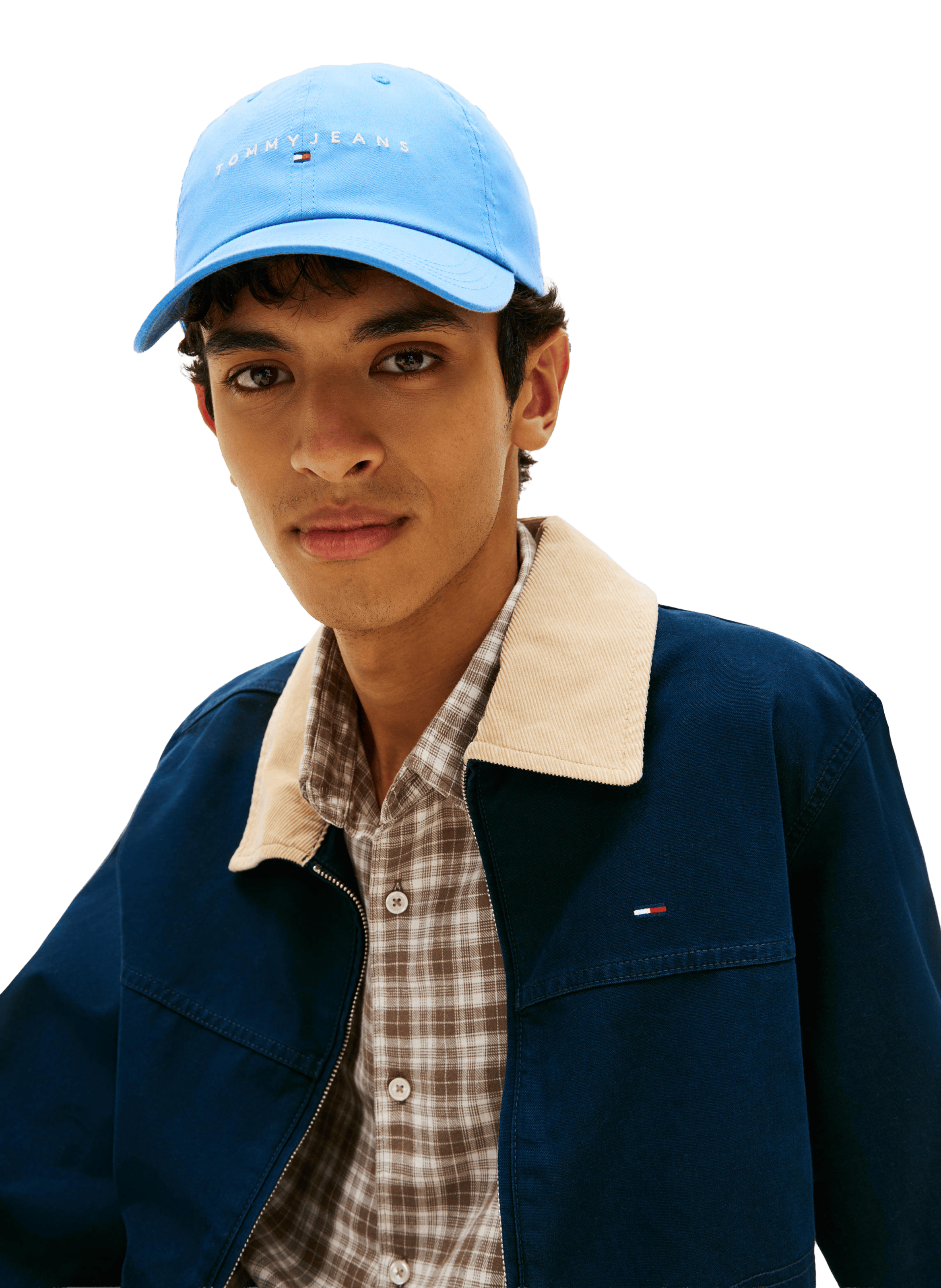 Embroidered cotton baseball cap TOMMY HILFIGER Blue