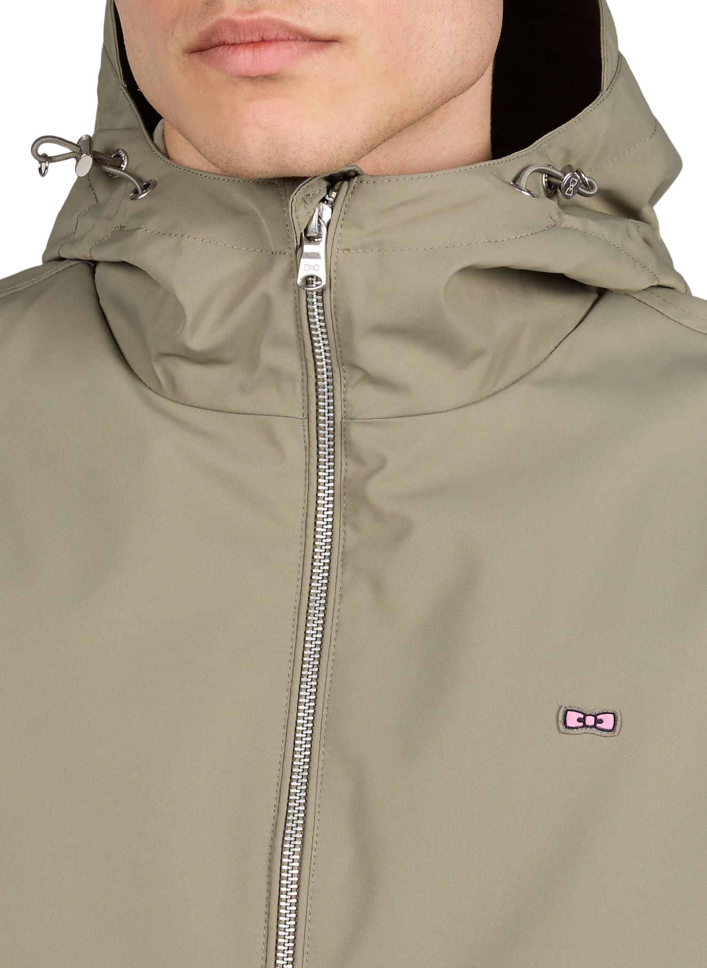 Blouson mi-long à capuche EDEN PARK Beige