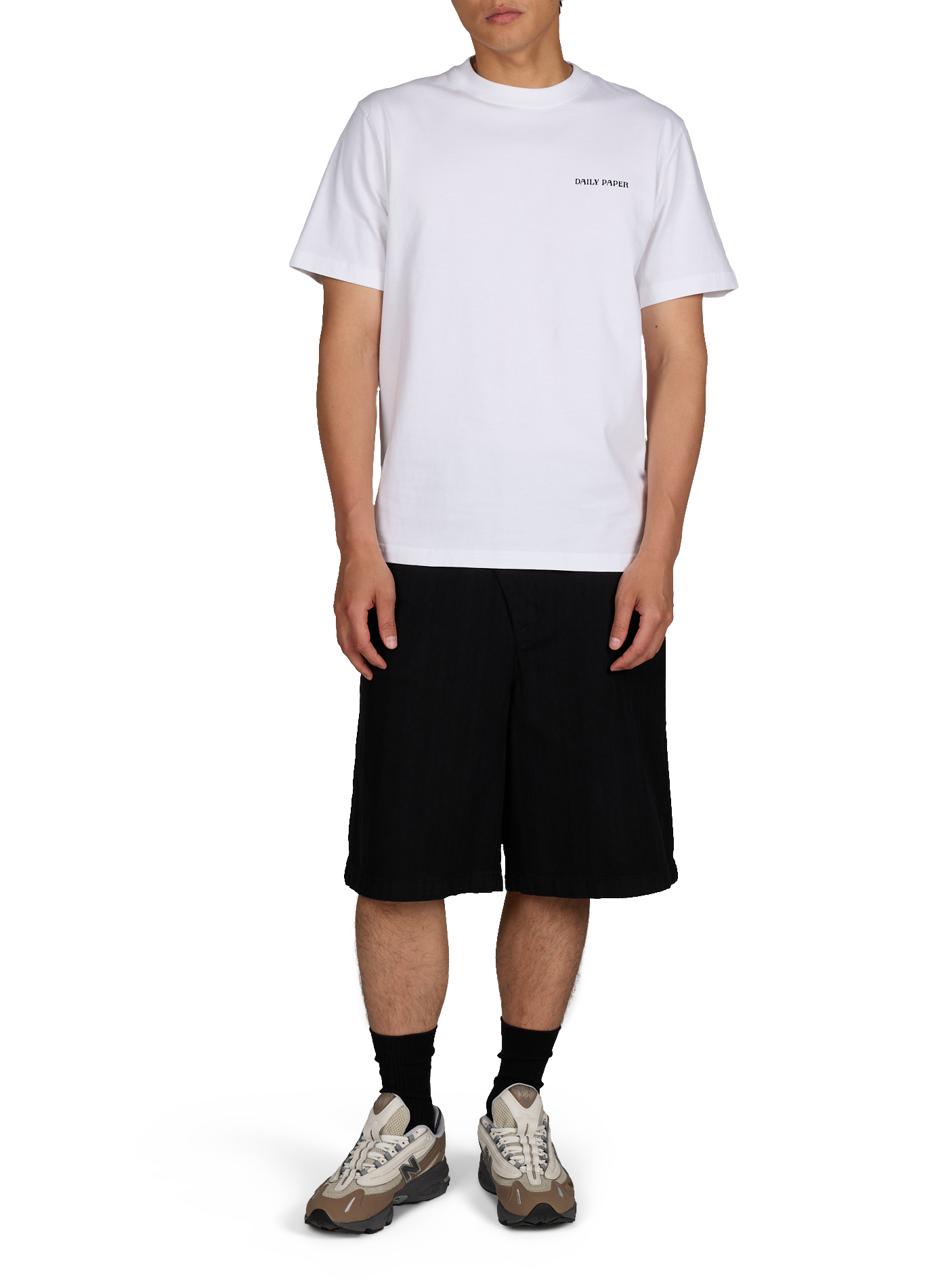 Short ample en maille texturée unie MERELY MADE Noir