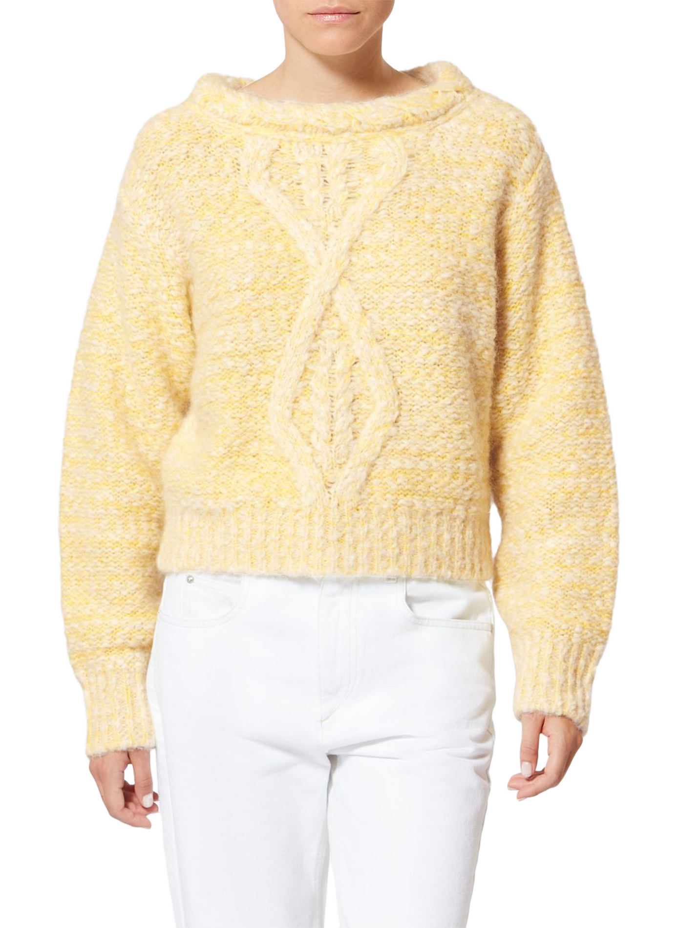 Dorota alpaca and mohair sweater ISABEL MARANT Yellow