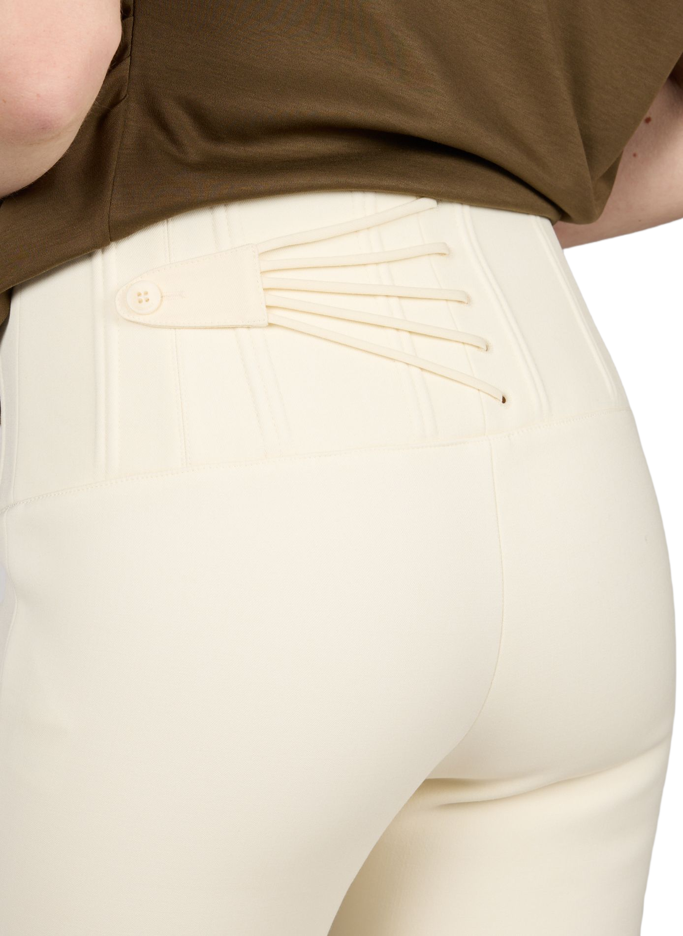 The high-waisted Arlesian pants JACQUEMUS White