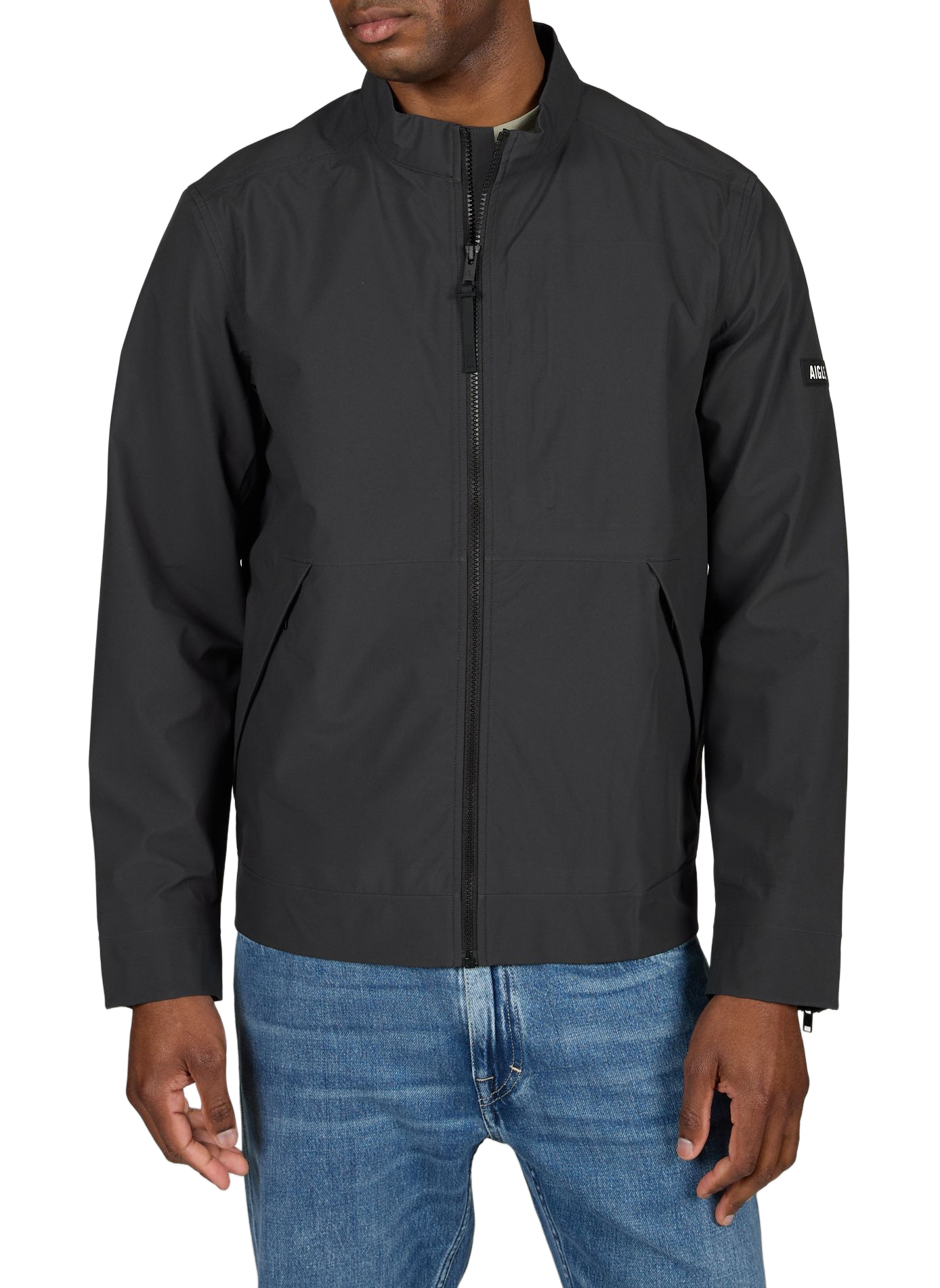 Blouson droit à col légèrement montant AIGLE Noir