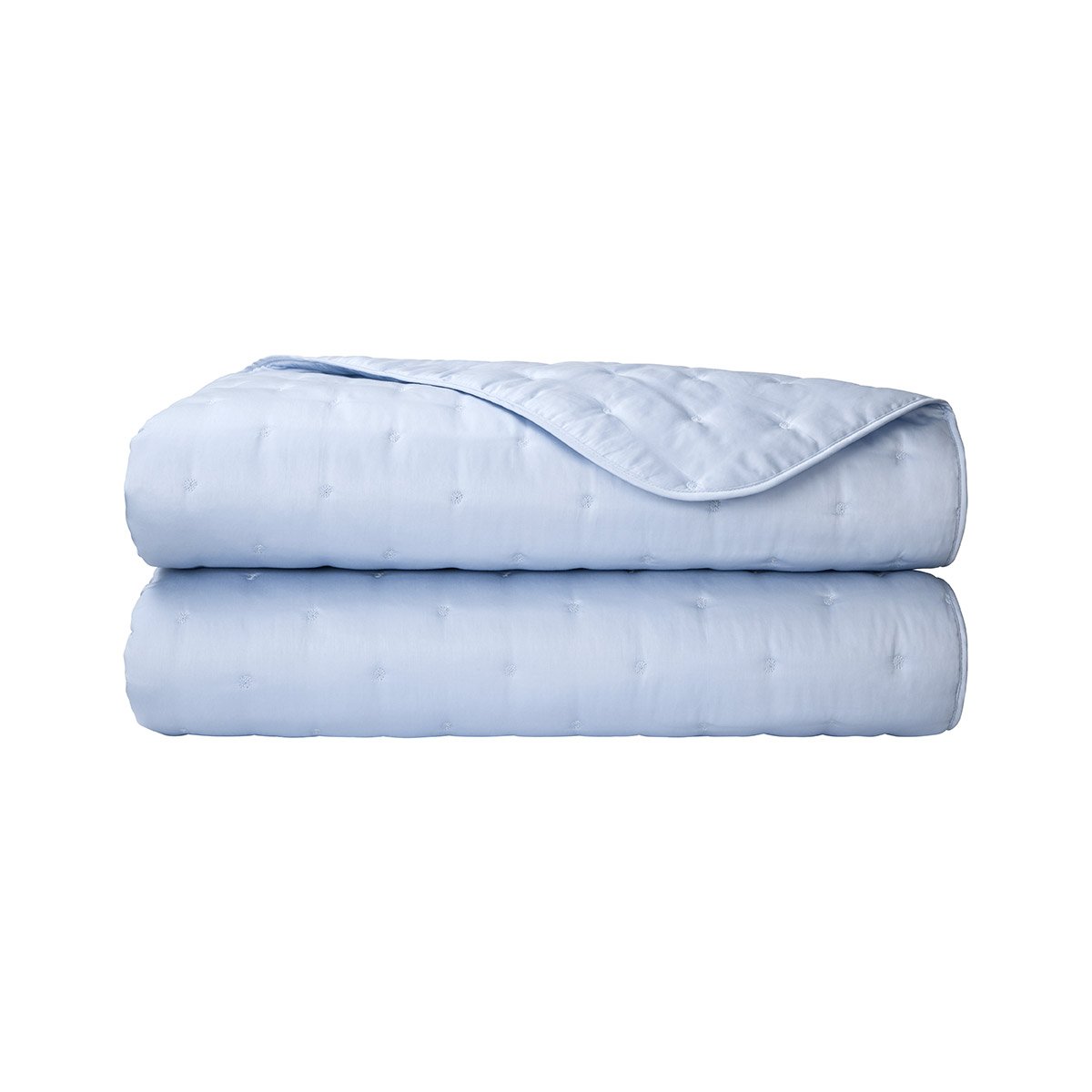 Couvre lit en satin, triomphe  Céleste