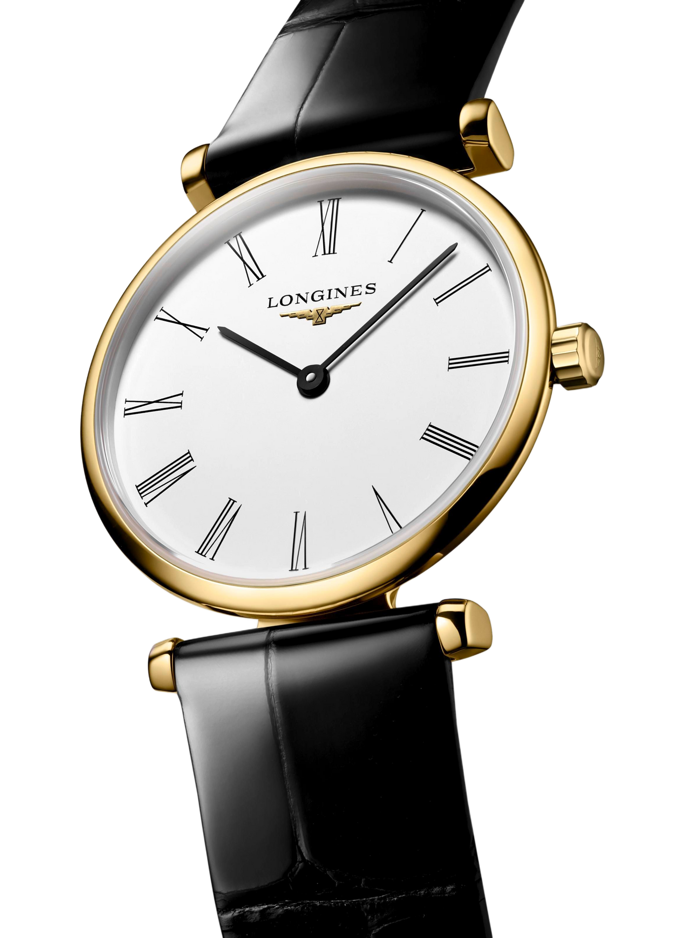 Montre quartz La Grande Classique en cuir LONGINES Blanc
