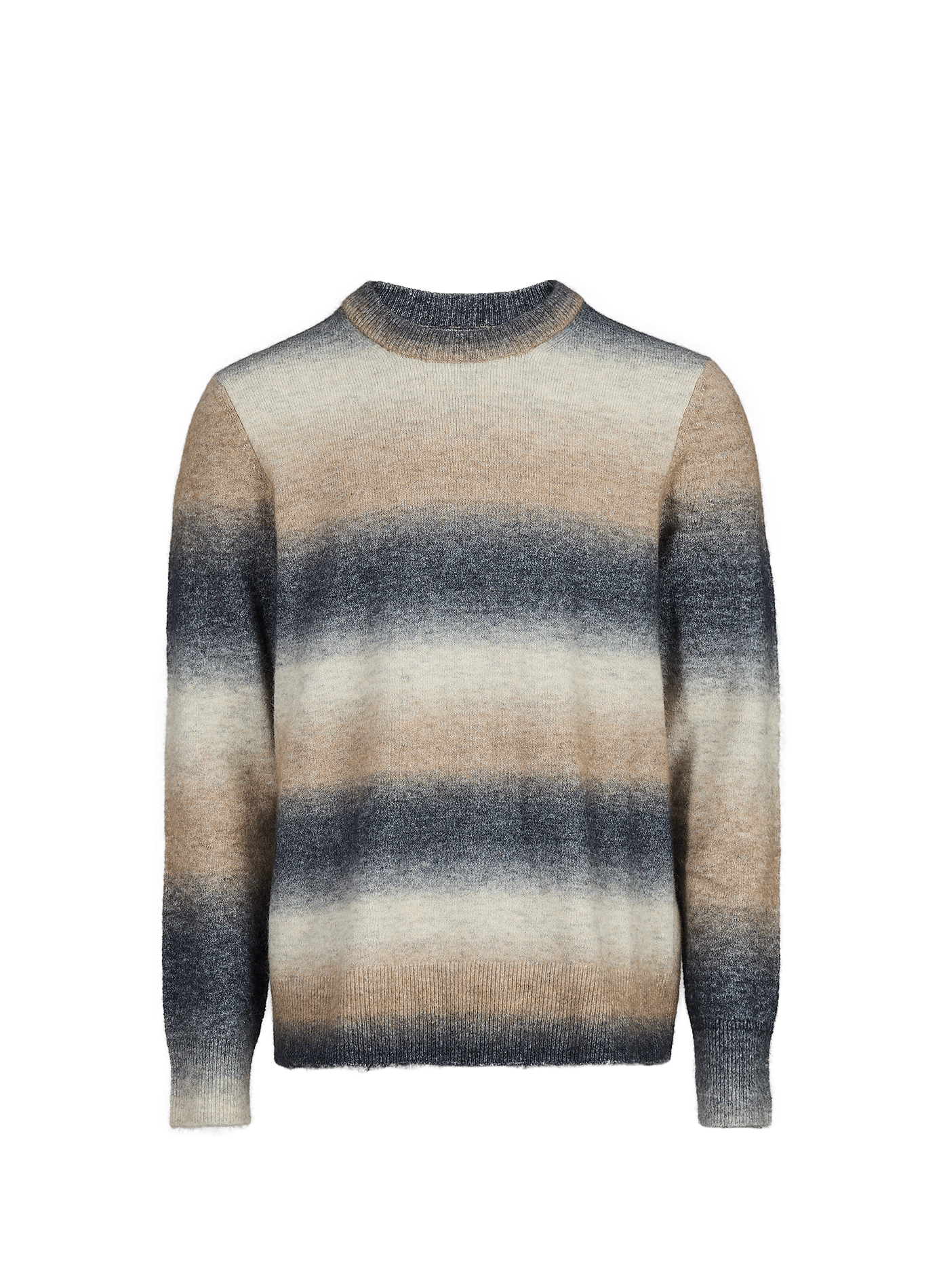 Wool-blend round-neck jumper SAMSOE SAMSOE Blue