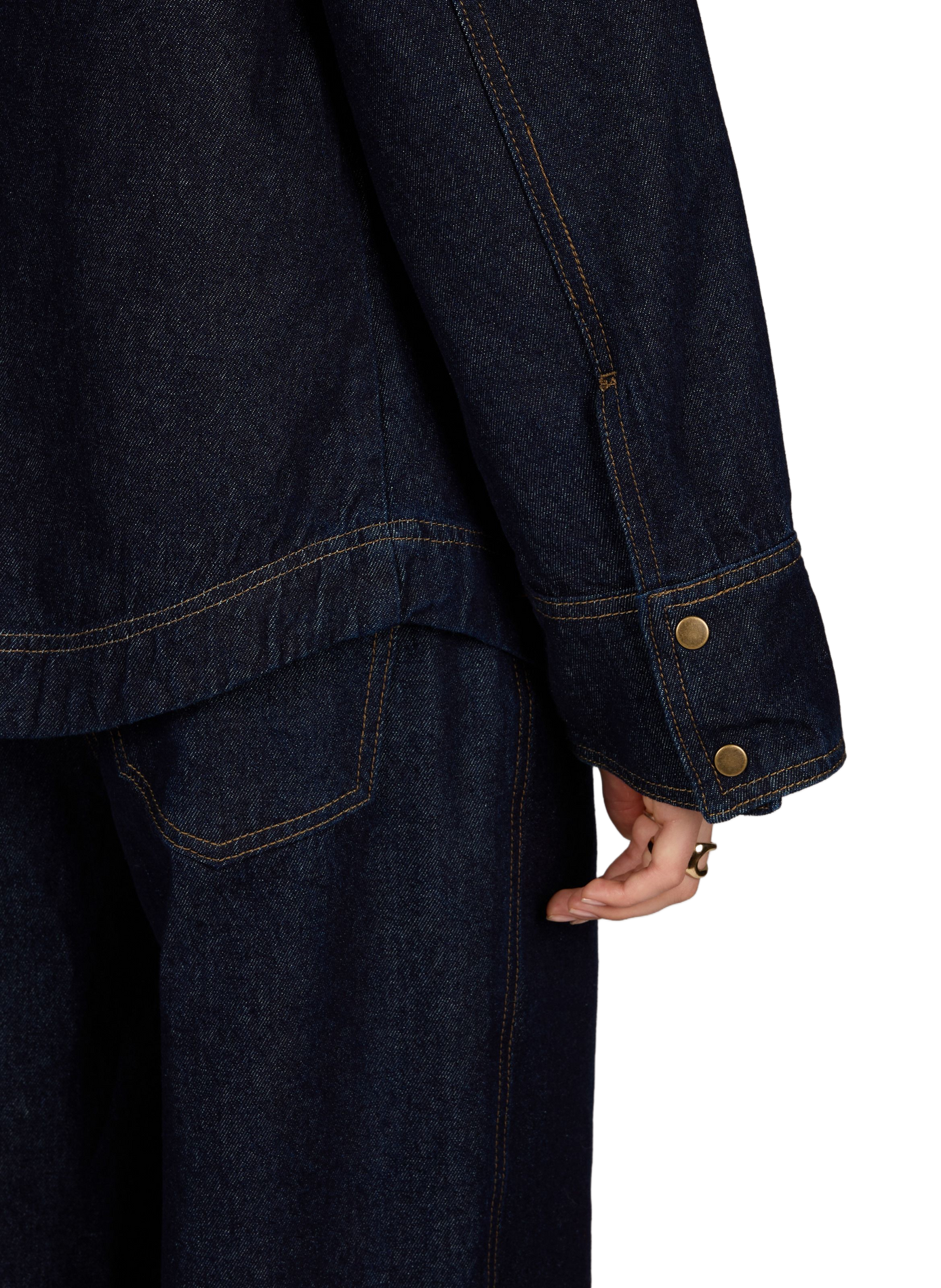 Rourina Overshirt aus Baumwolldenim ROUGE EDIT Blau