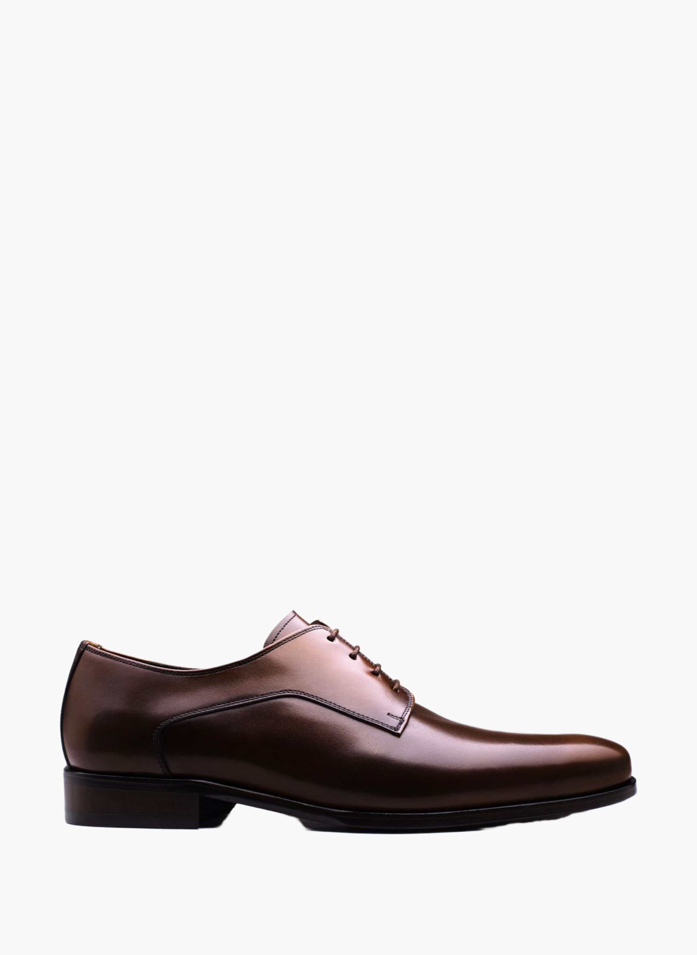Derby cuir newark FINSBURY Marron