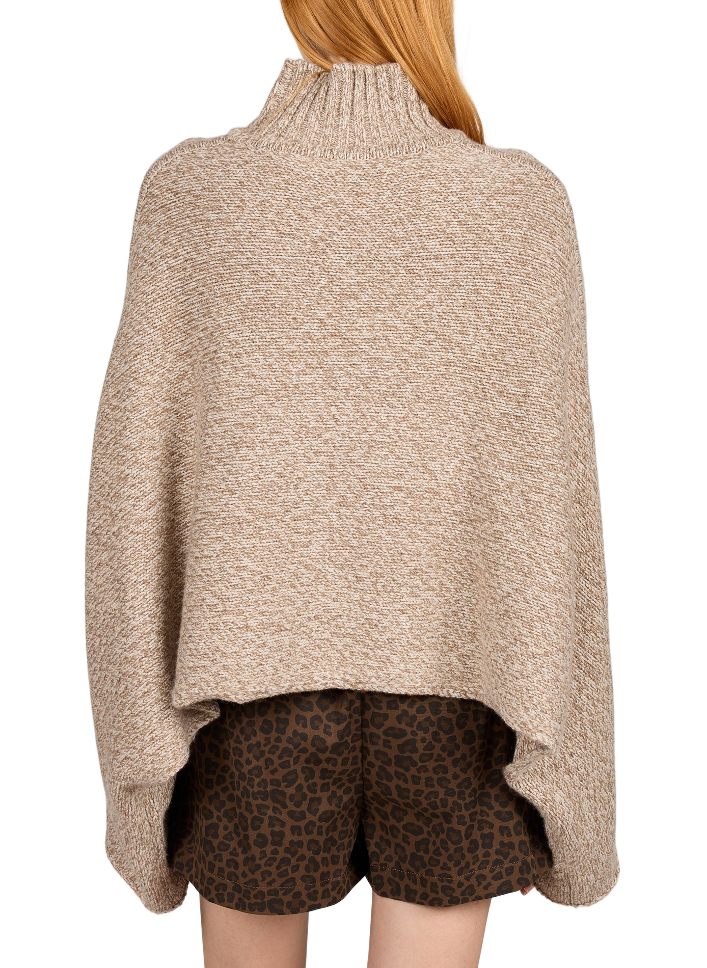 Weiter Pullover aus Woll-Kaschmir-Mix MARGAUX LONNBERG Beige